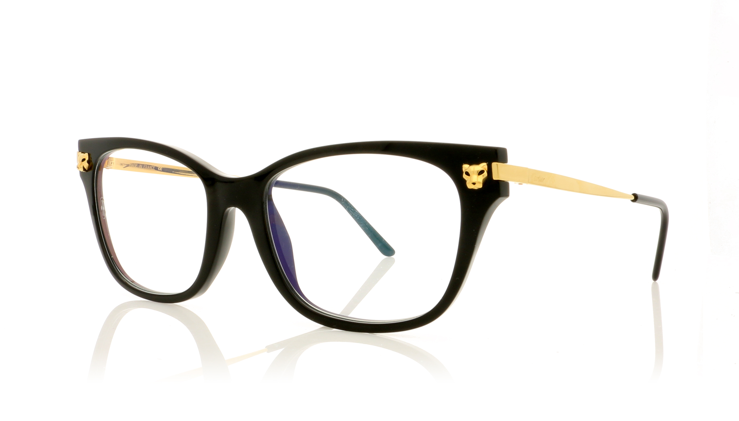Cartier CT0027O Black Gold 4 Glasses