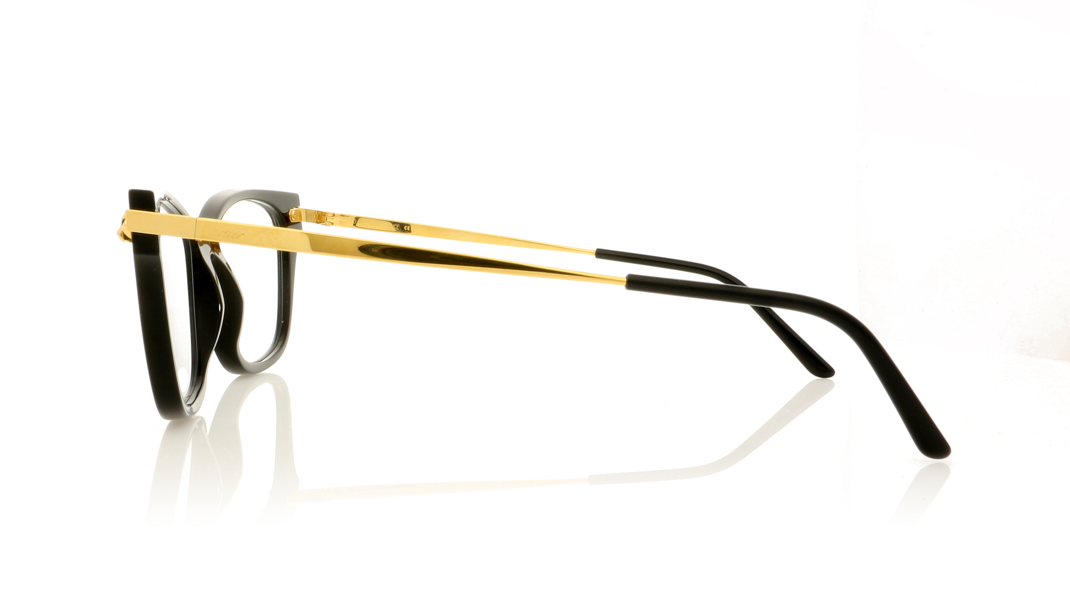 Cartier CT0027O Black Gold 4 Glasses