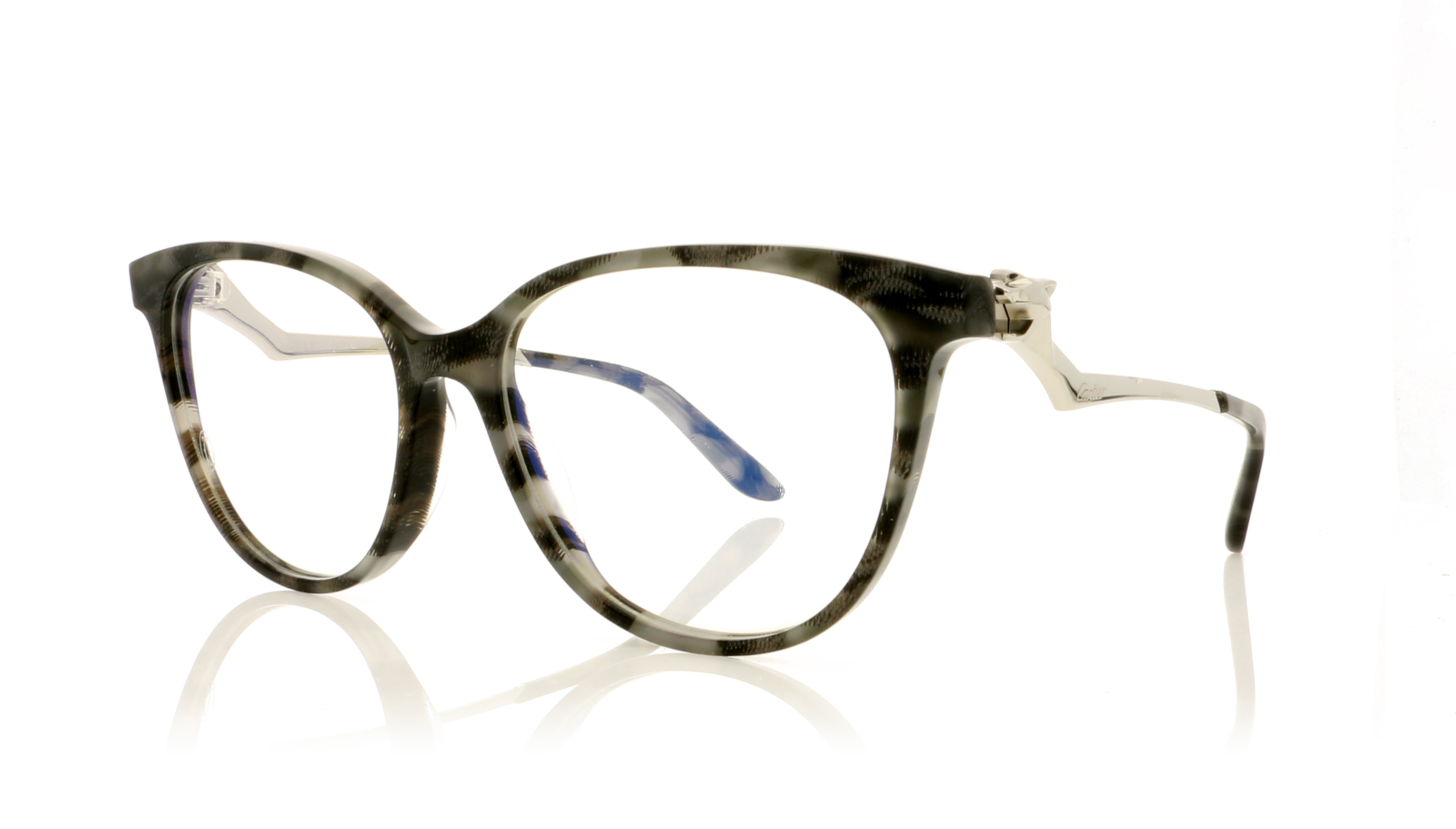 Cartier CT0119O Havana Silver 7 Glasses