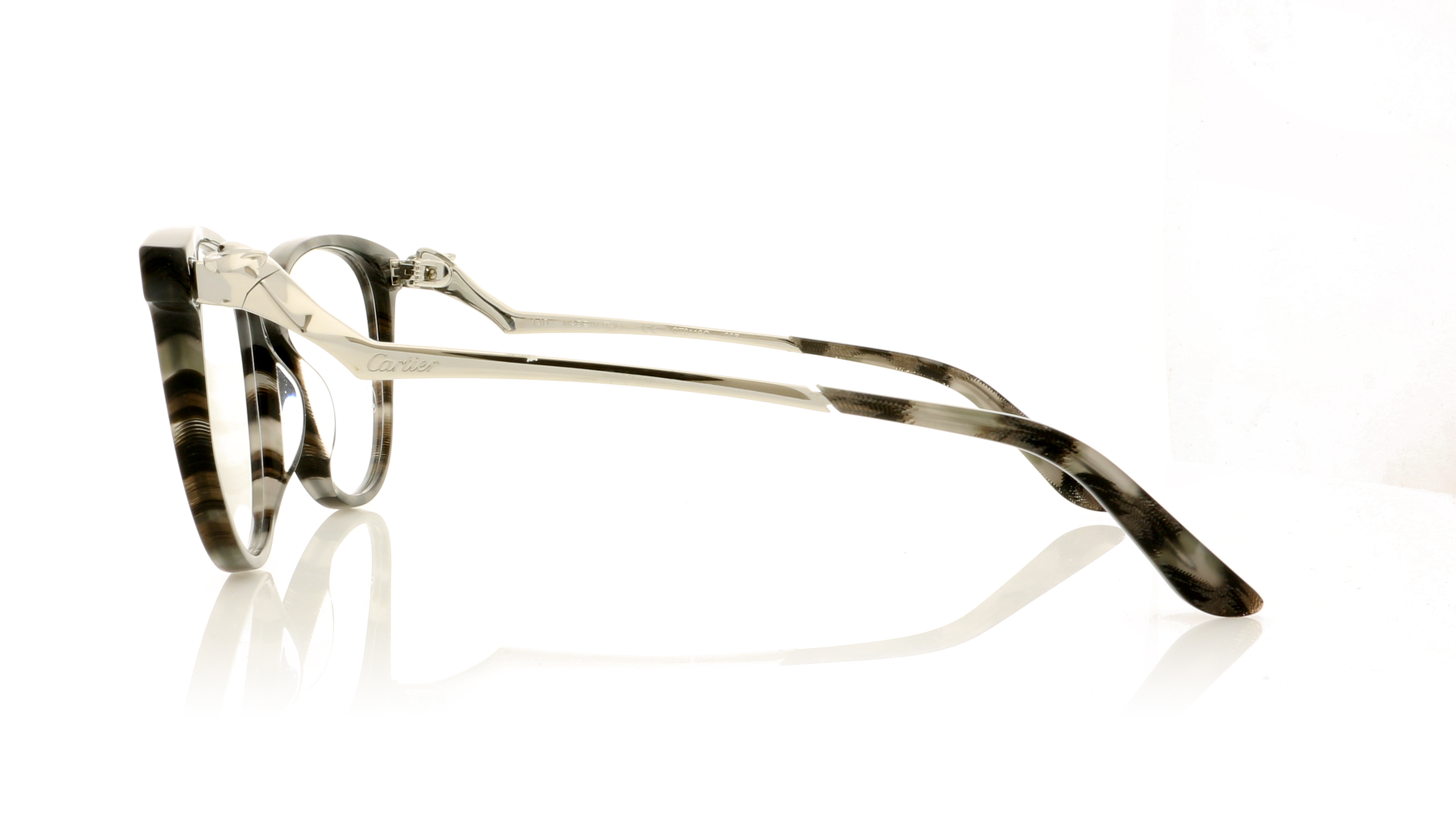 Cartier CT0119O Havana Silver 7 Glasses