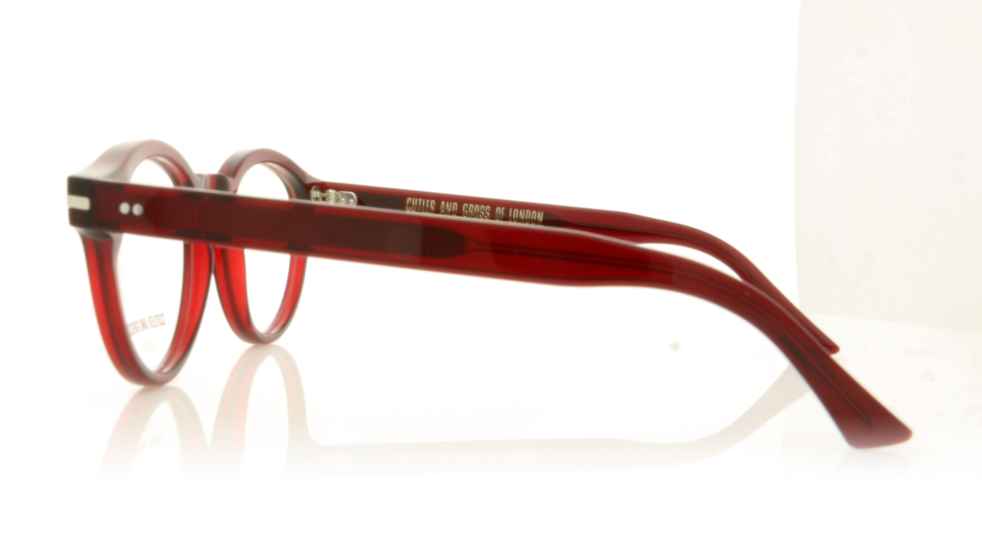 Cutler and Gross CGOP 1338 1338 Bordeaux Red 7 Glasses
