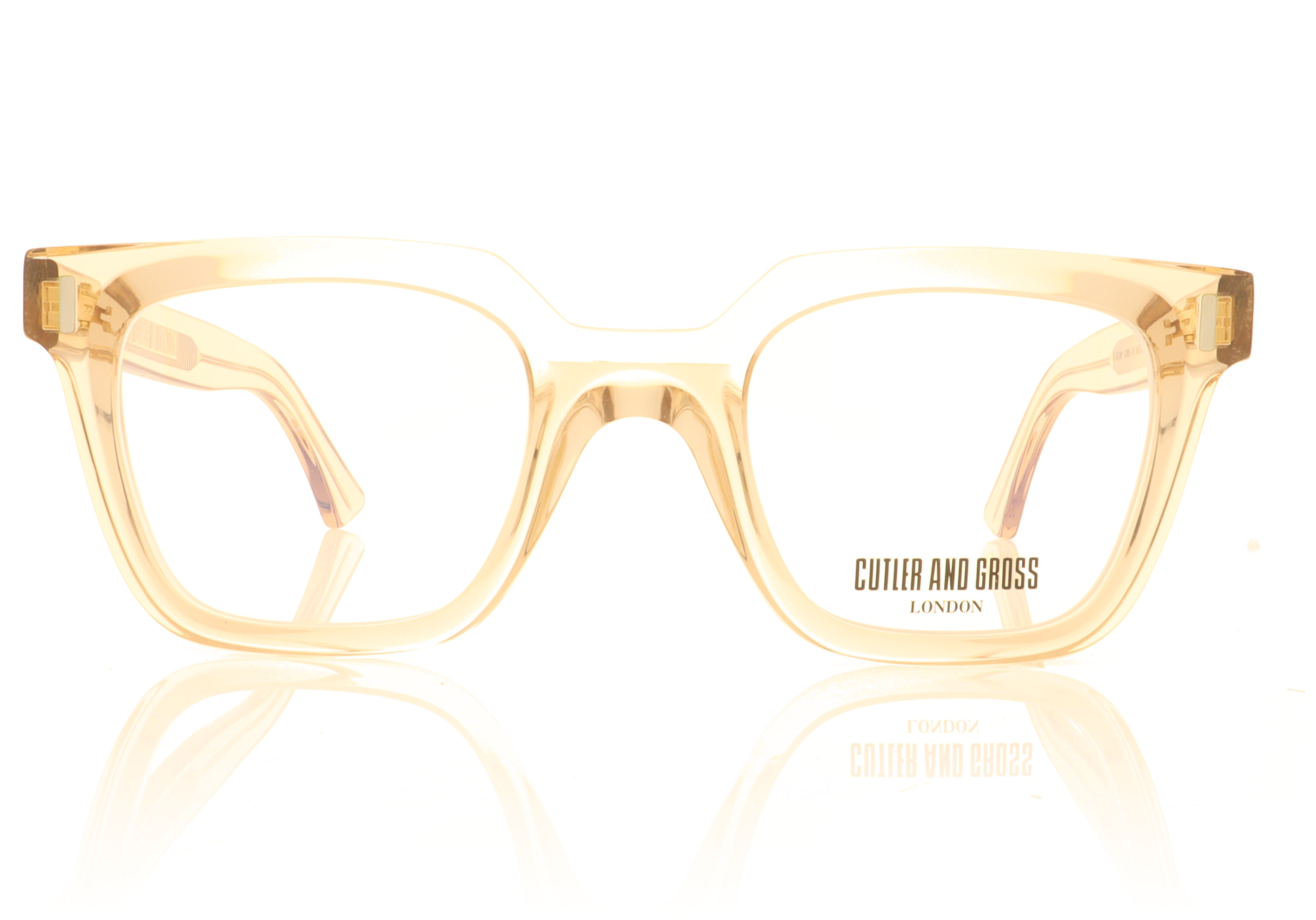 Cutler and Gross 1305 Crystal Brown 11 Glasses