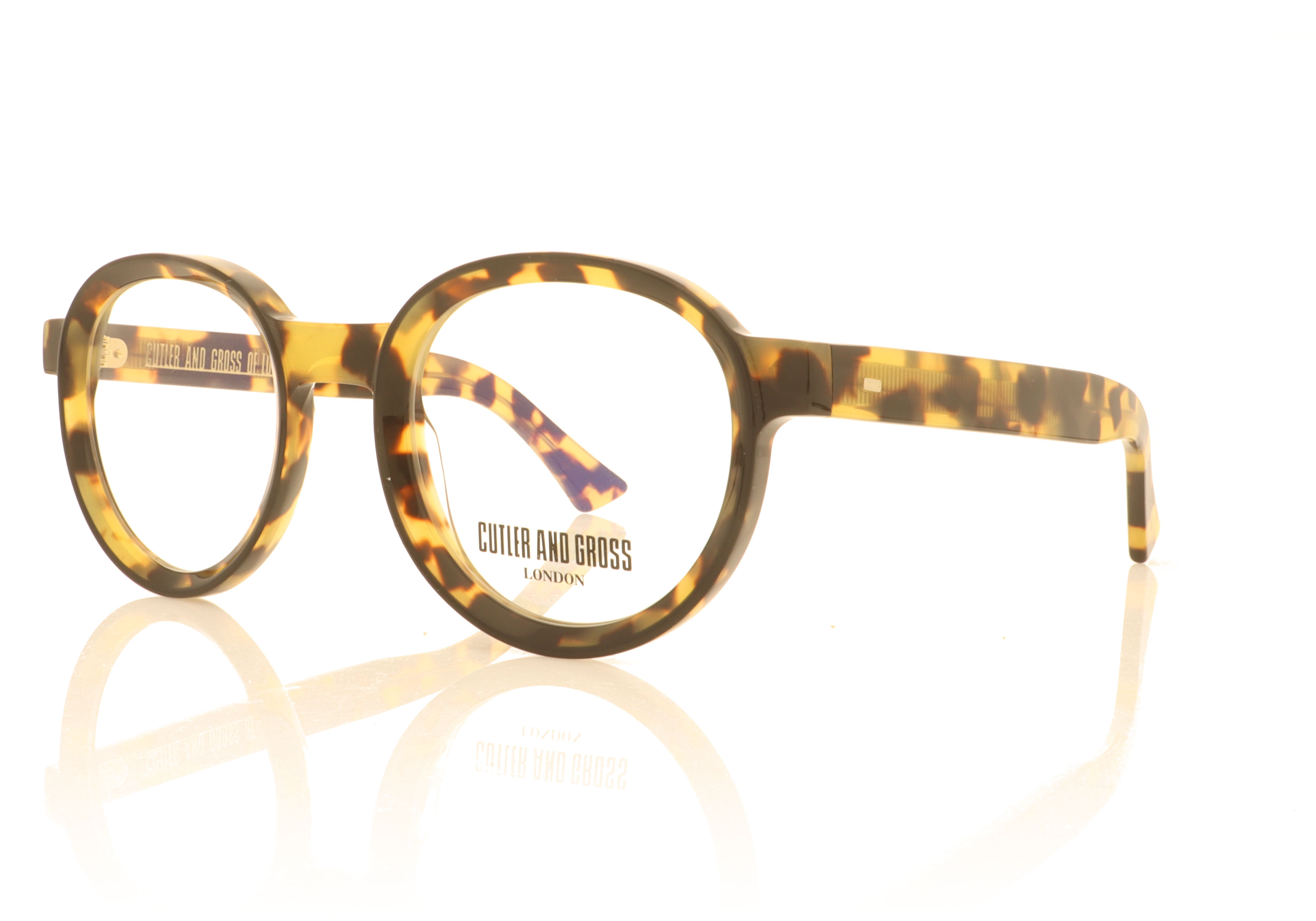 Cutler and Gross 1384 Black on Camoflage 03 Glasses