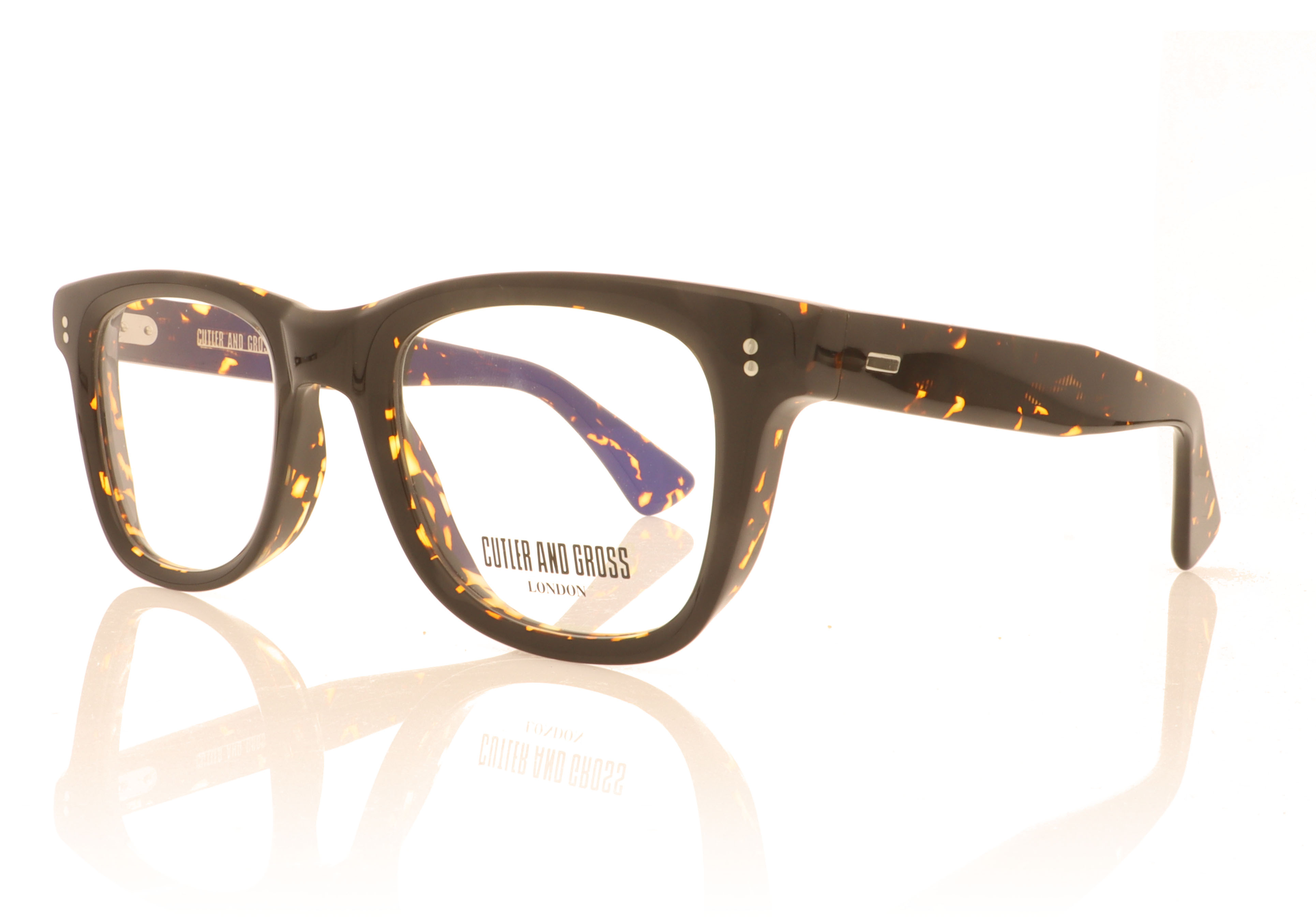 Cutler and Gross 9101 Black on Havana 01 Glasses