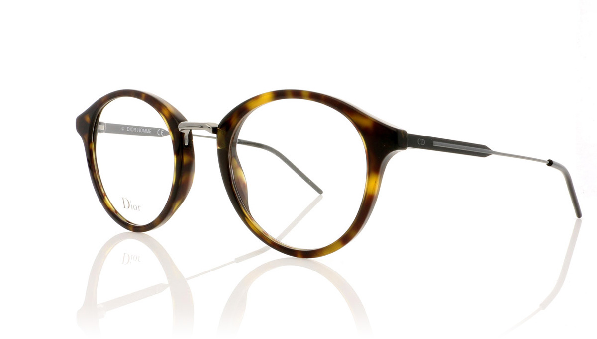 Dior Homme Blacktie228 Havana/Metal/Black TDE Glasses
