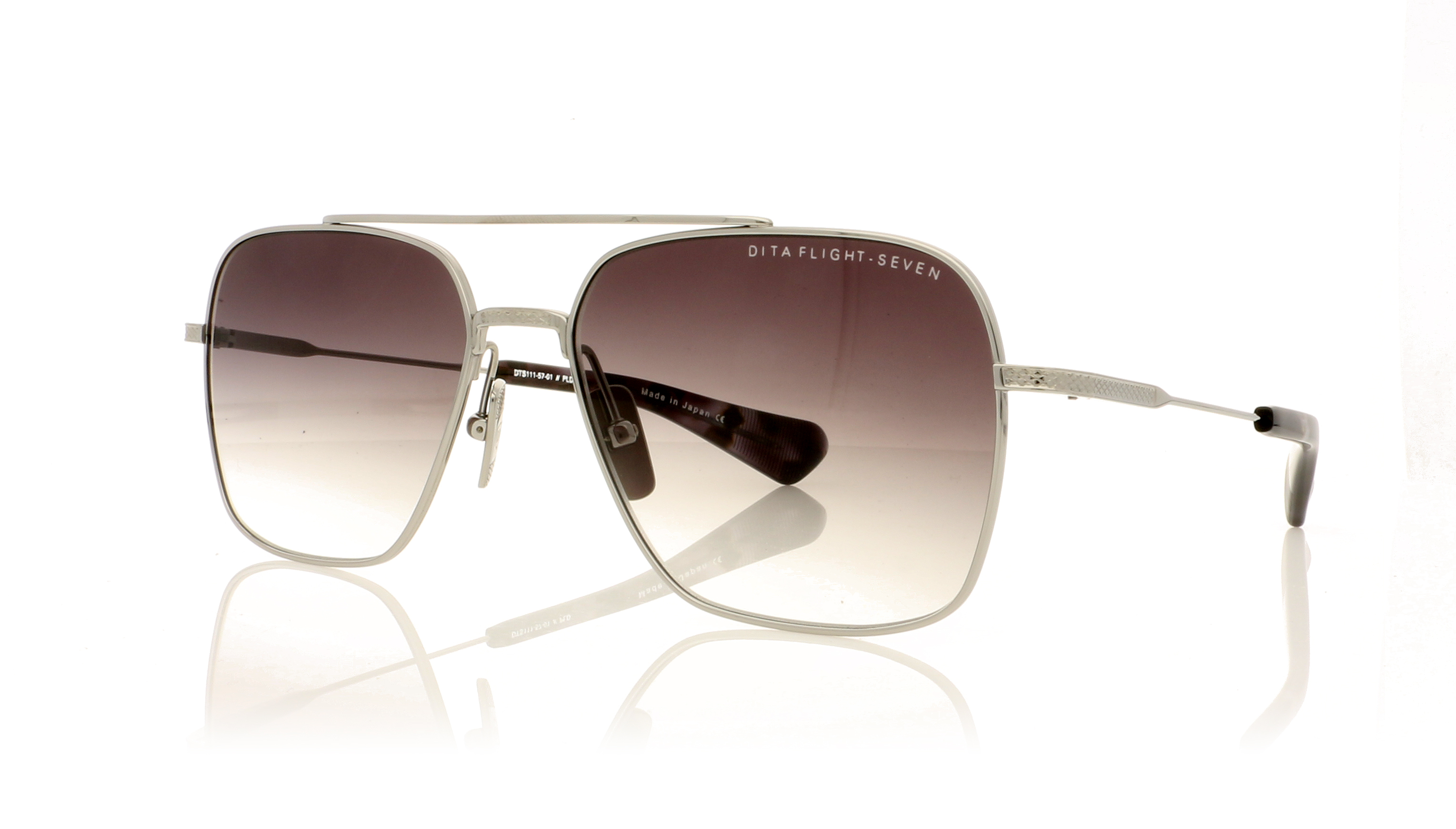 DITA Flight Seven DTS111 Black Palladium/Grey Gradient Lenses 1 Sunglasses