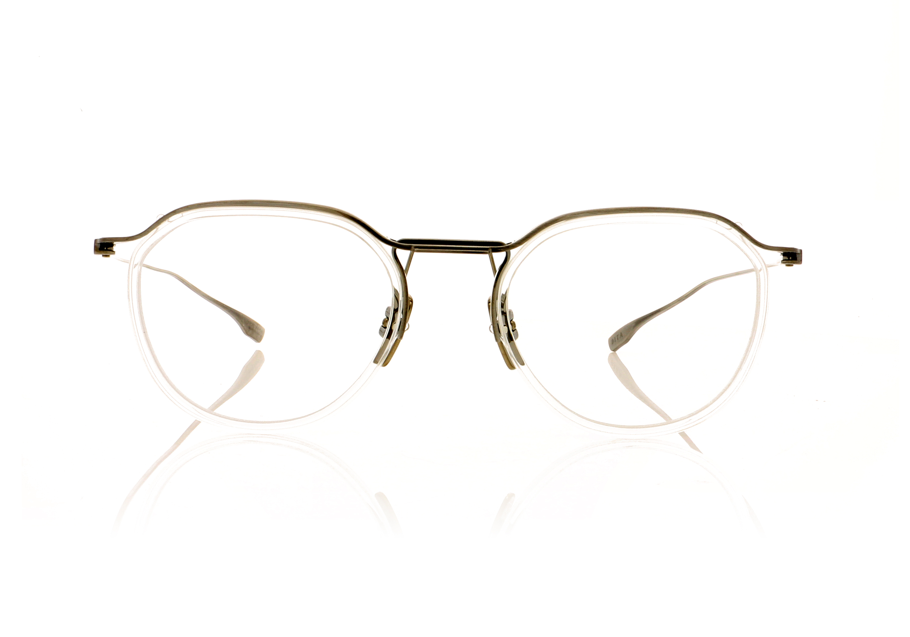 DITA Schema-Two DTX131 Antique-Silver-Crystal-Clear 3 Glasses