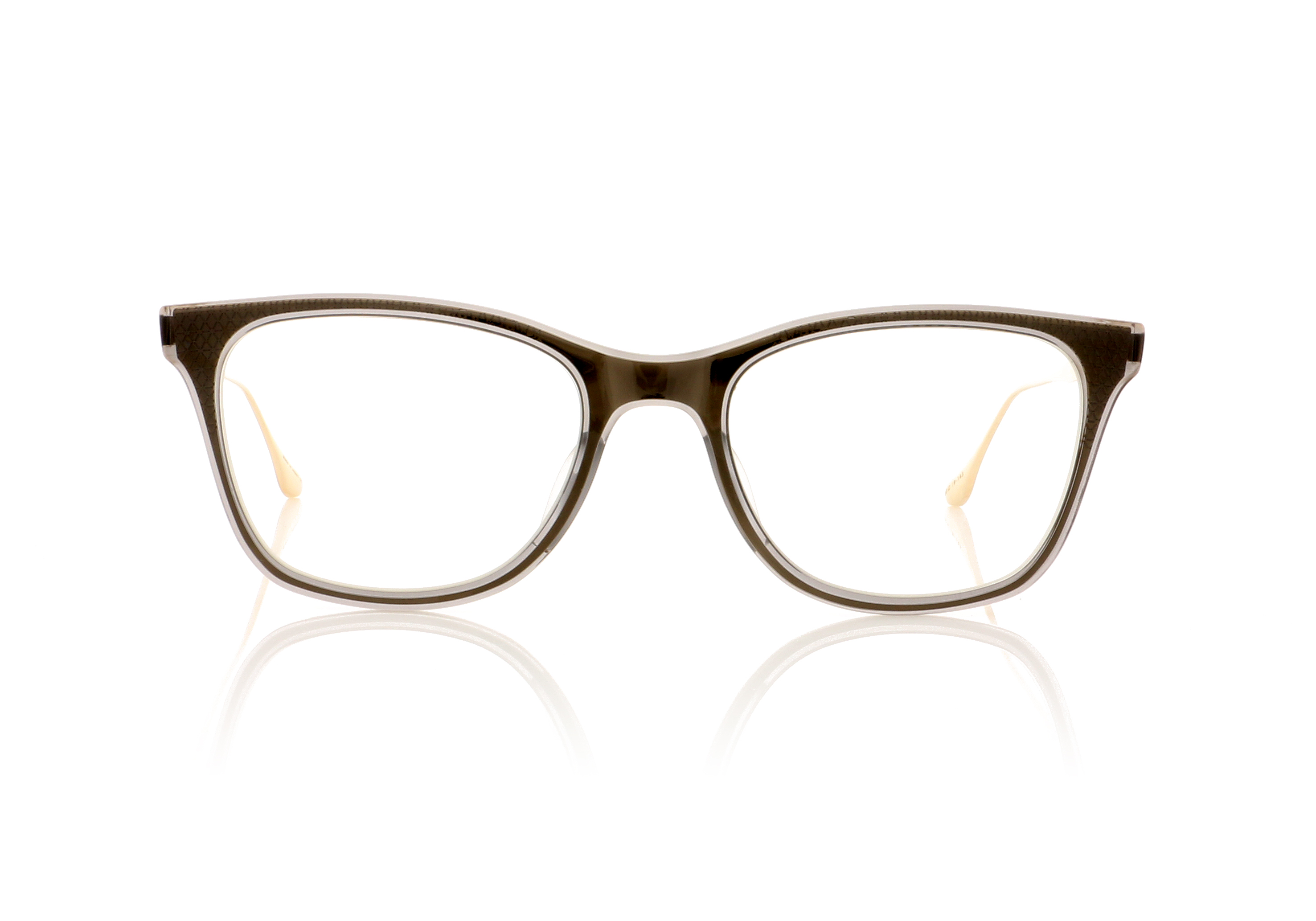 DITA Ashlar DTX505 Matte Crystal Grey/Crystal Clear/White Gold 2 Glasses