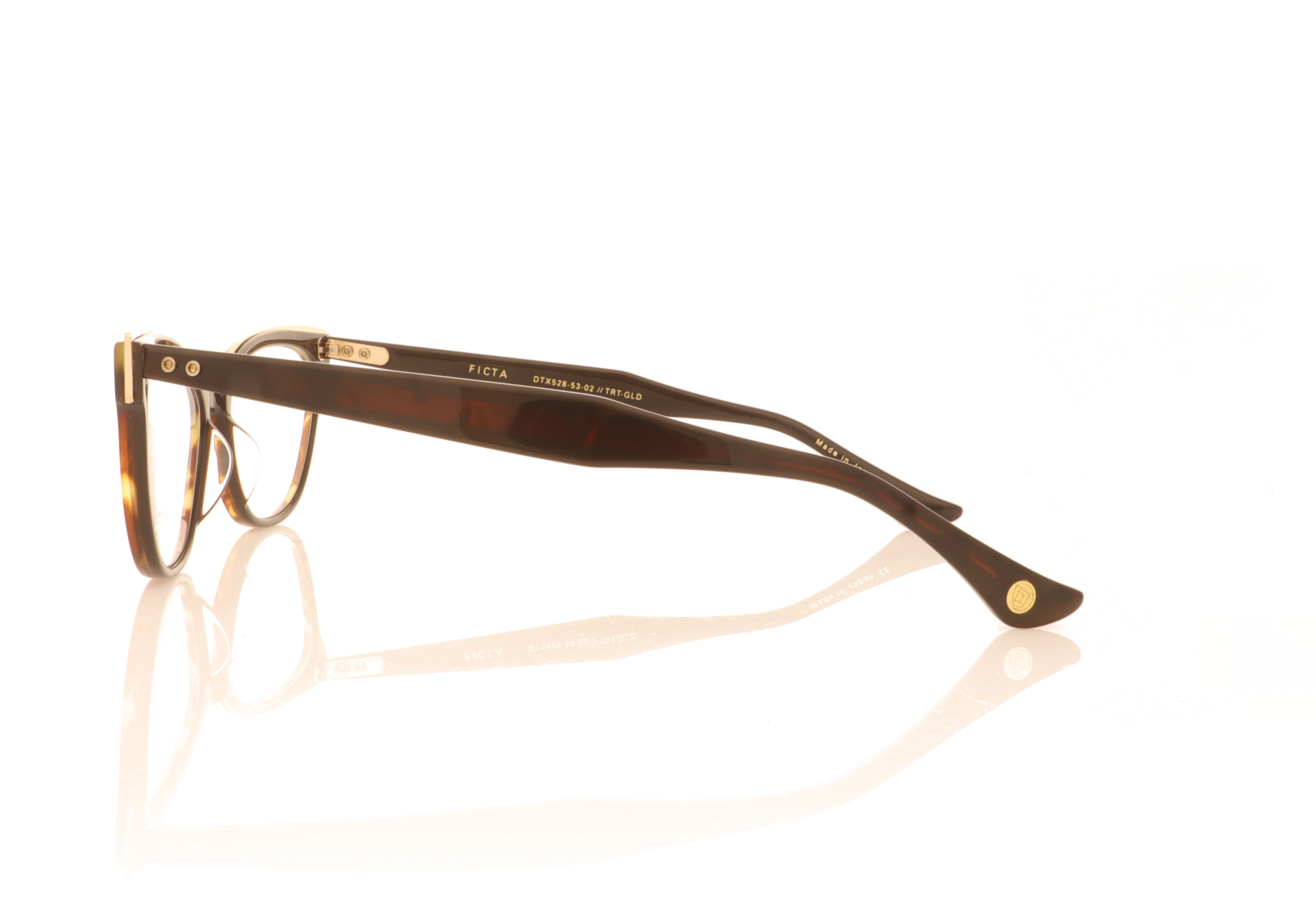 DITA Ficta DTX528-53-03 Tortoise 02 Glasses