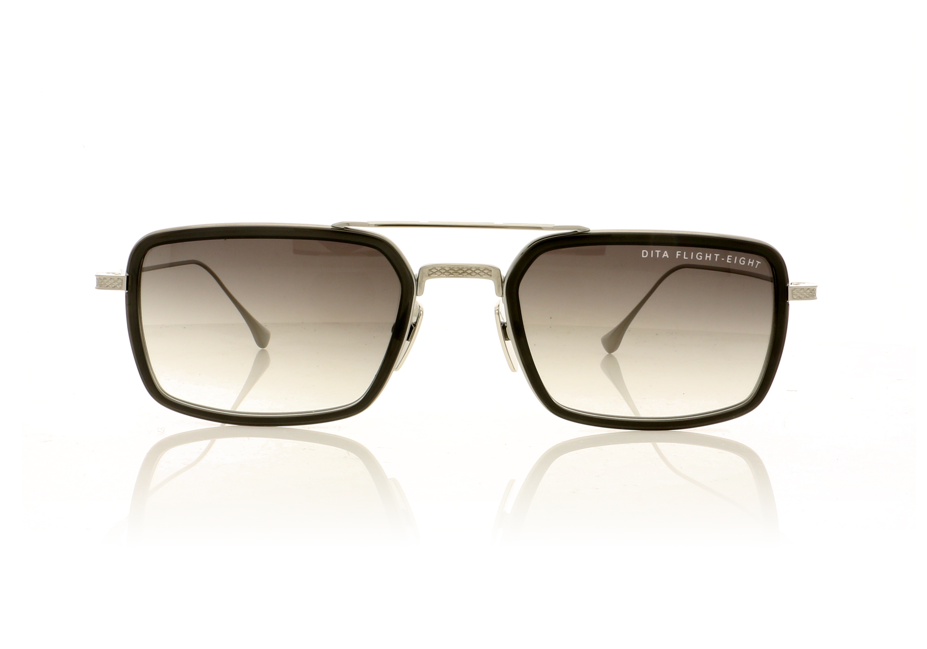 DITA Flight.008 DTS134-53-01 Black Palladium/Grey Graduated Lenses GRY-PLD Sunglasses