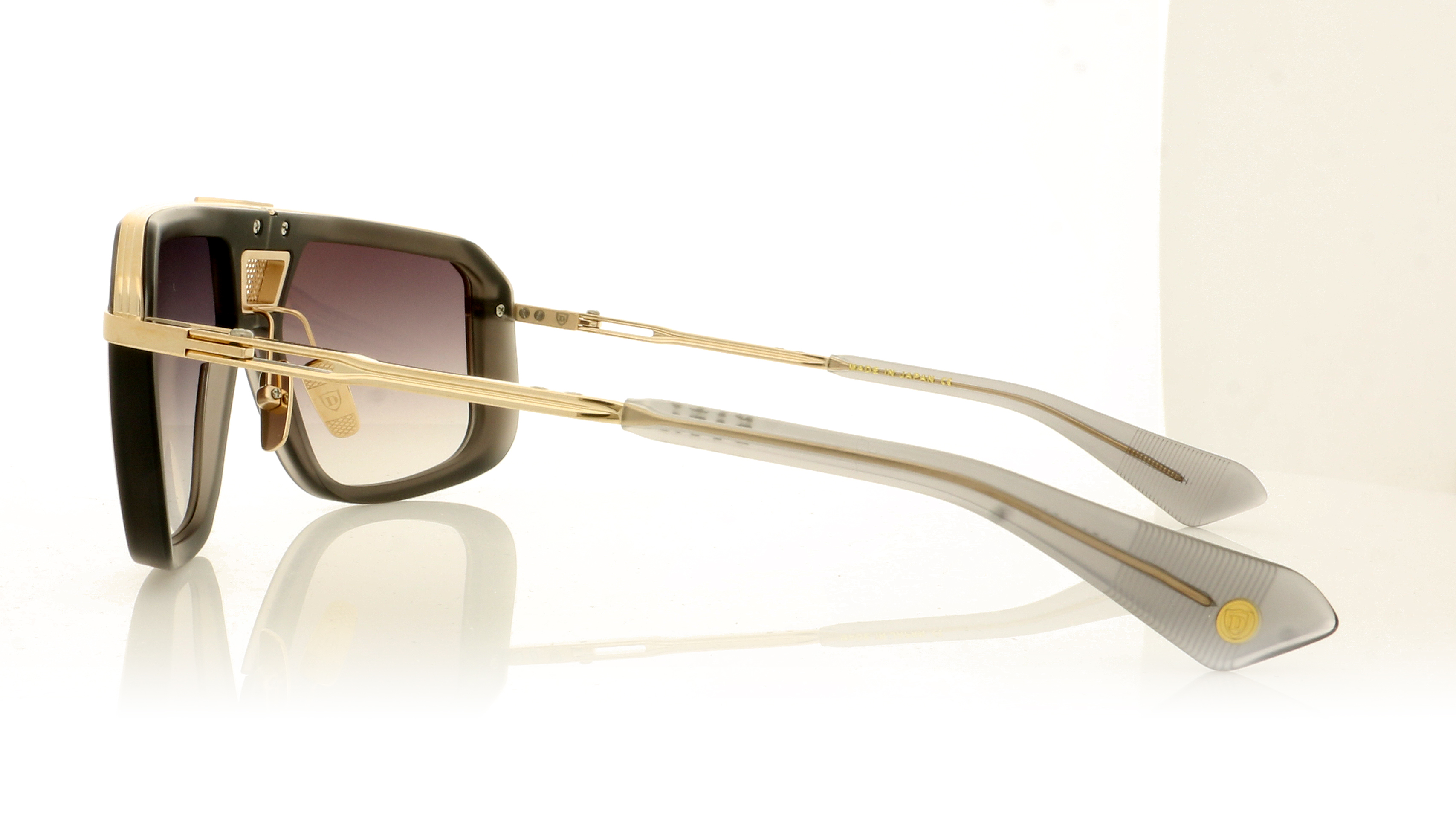 DITA DTS400 Mach-Eight Satin Grey/White Gold SGWG Sunglasses