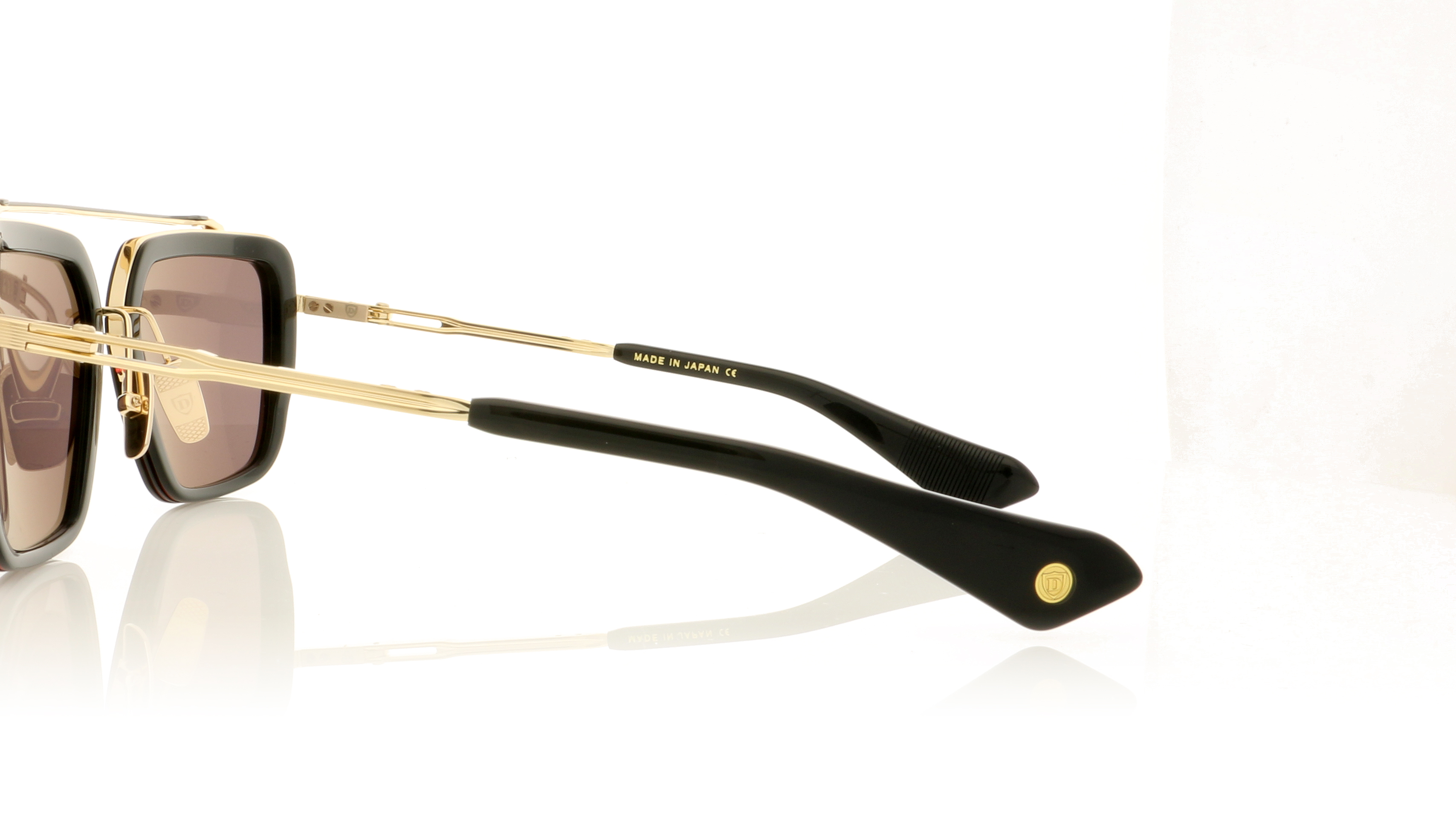 DITA Mach-Seven Black-White Gold-Black Rhodium 1 Sunglasses