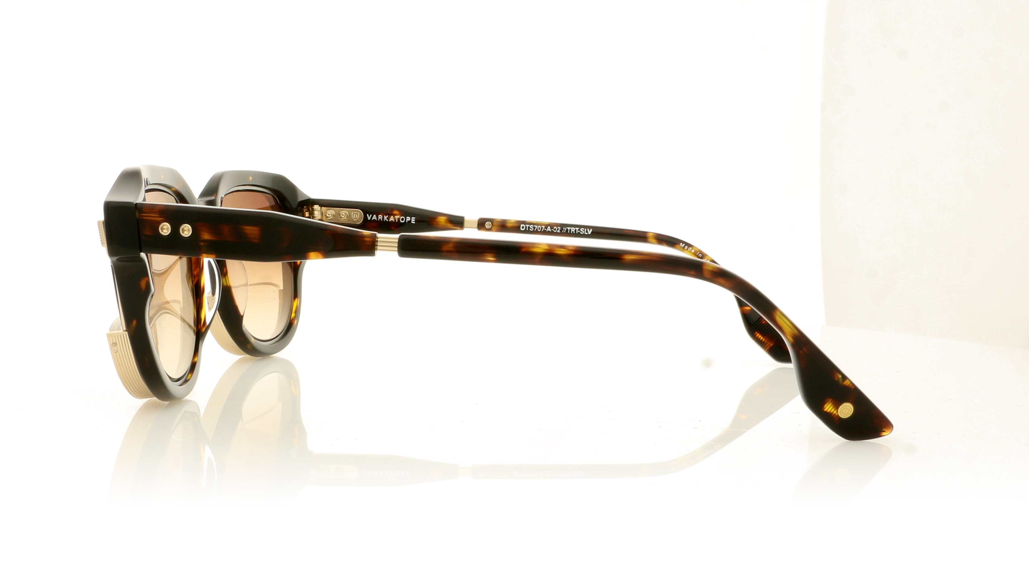 DITA DTS707 Varkatope Tortoise-Antique Silver A-02 Sunglasses