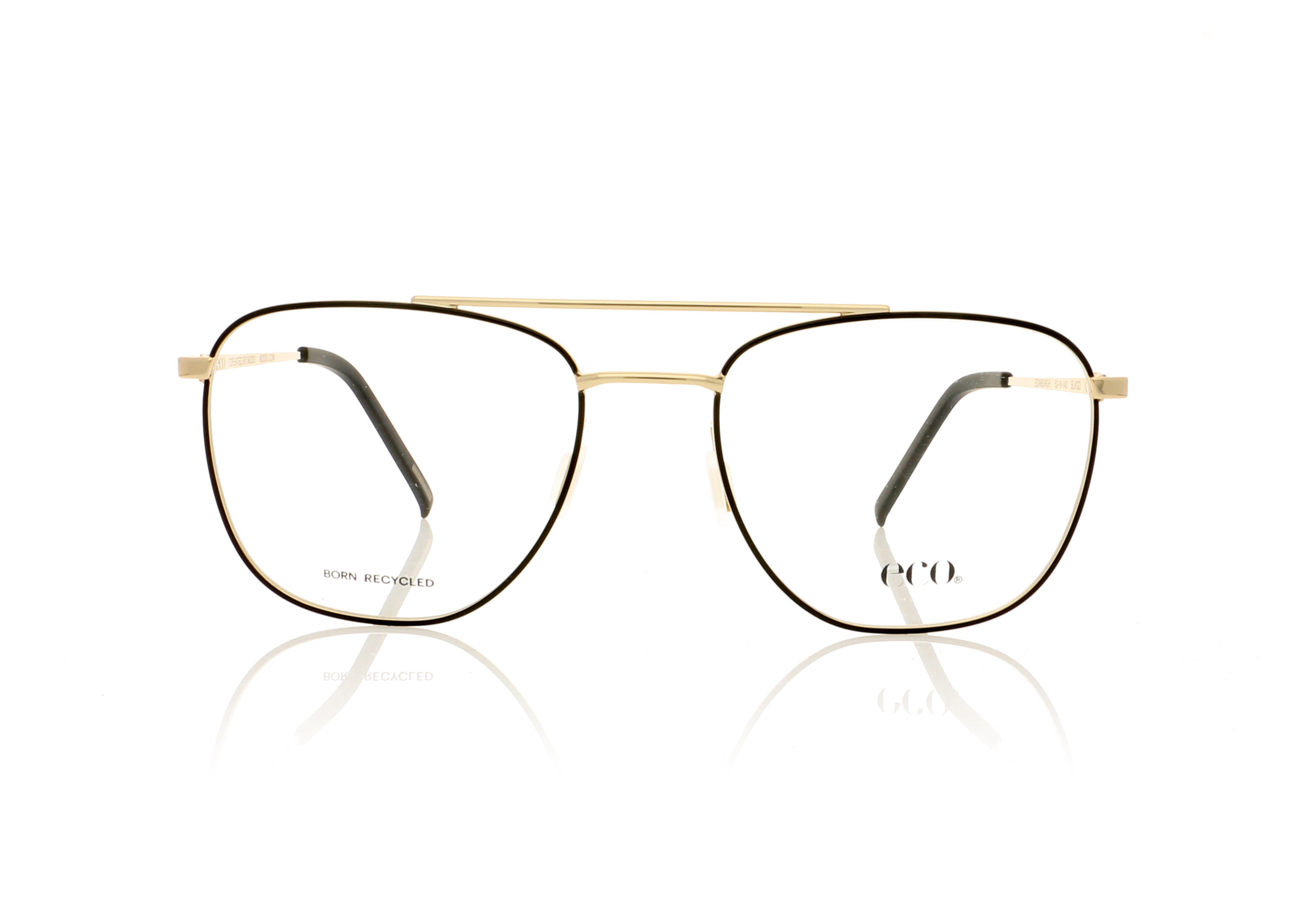 Eco Edinburgh Modo Edinburgh Black/Gold BLKGD Glasses
