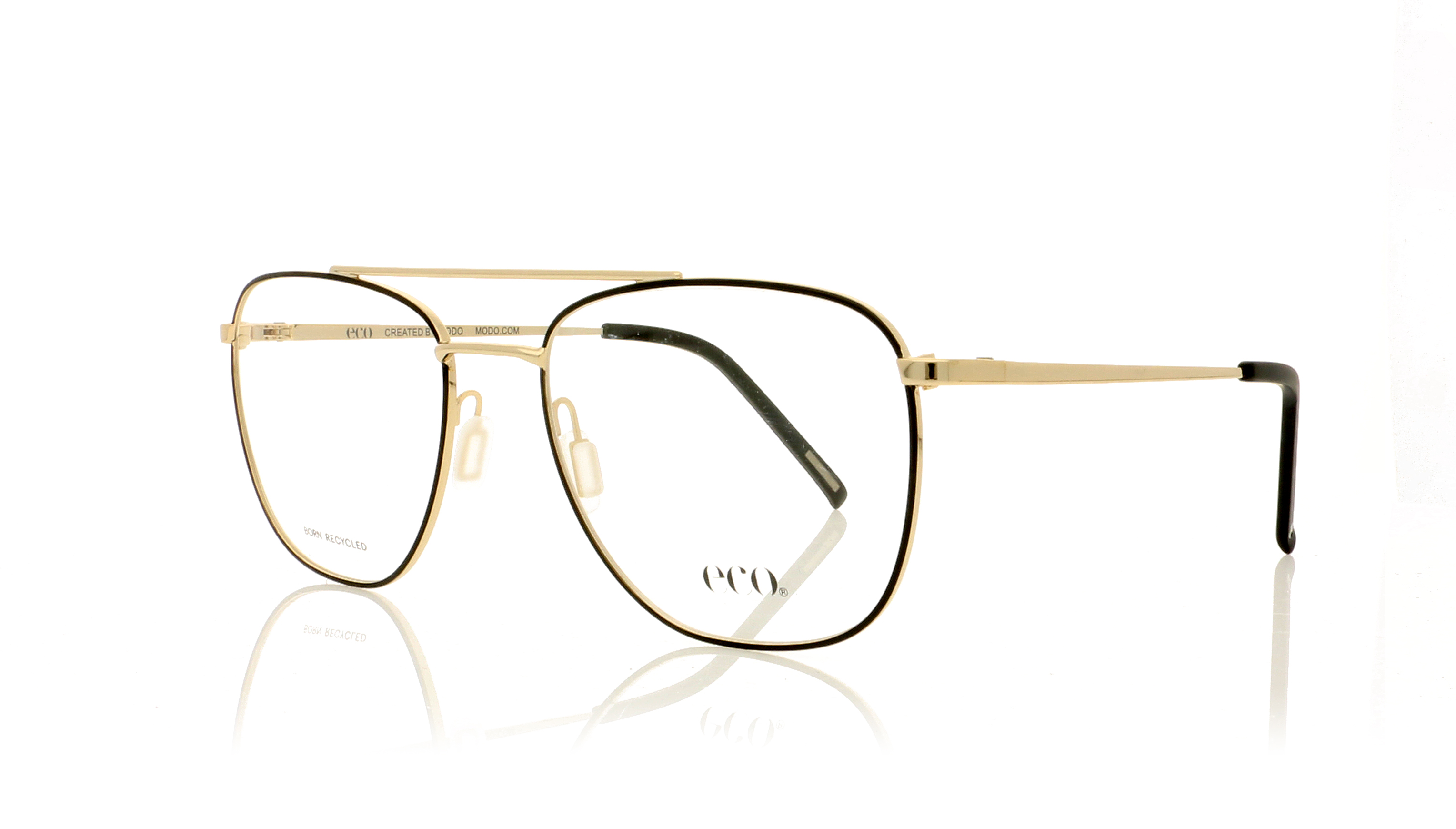 Eco Edinburgh Modo Edinburgh Black/Gold BLKGD Glasses