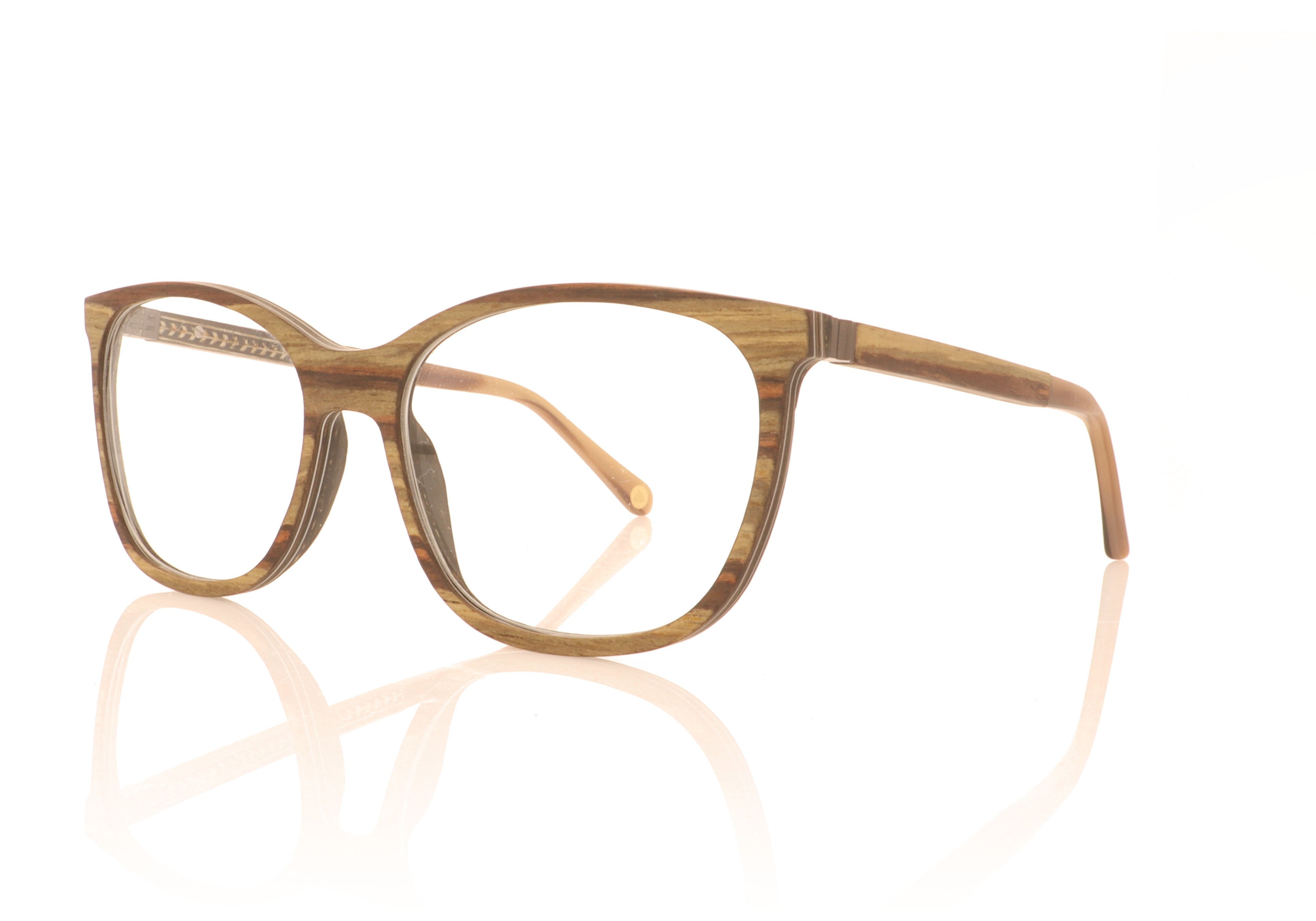 Einstoffen Seidensticker Green Zebrano GZ Glasses