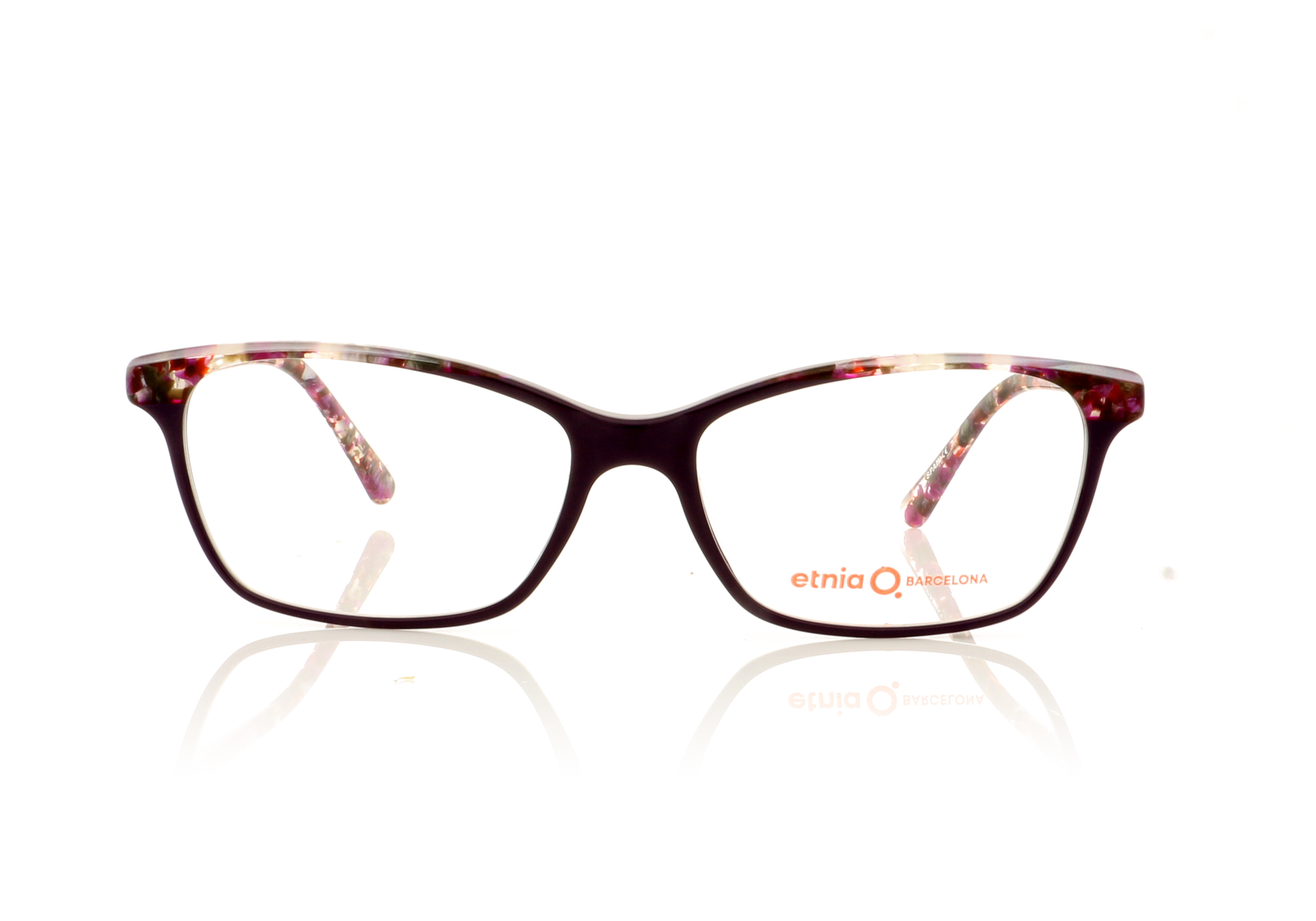 Etnia Barcelona Halle PUWH Purple White Glasses - Front