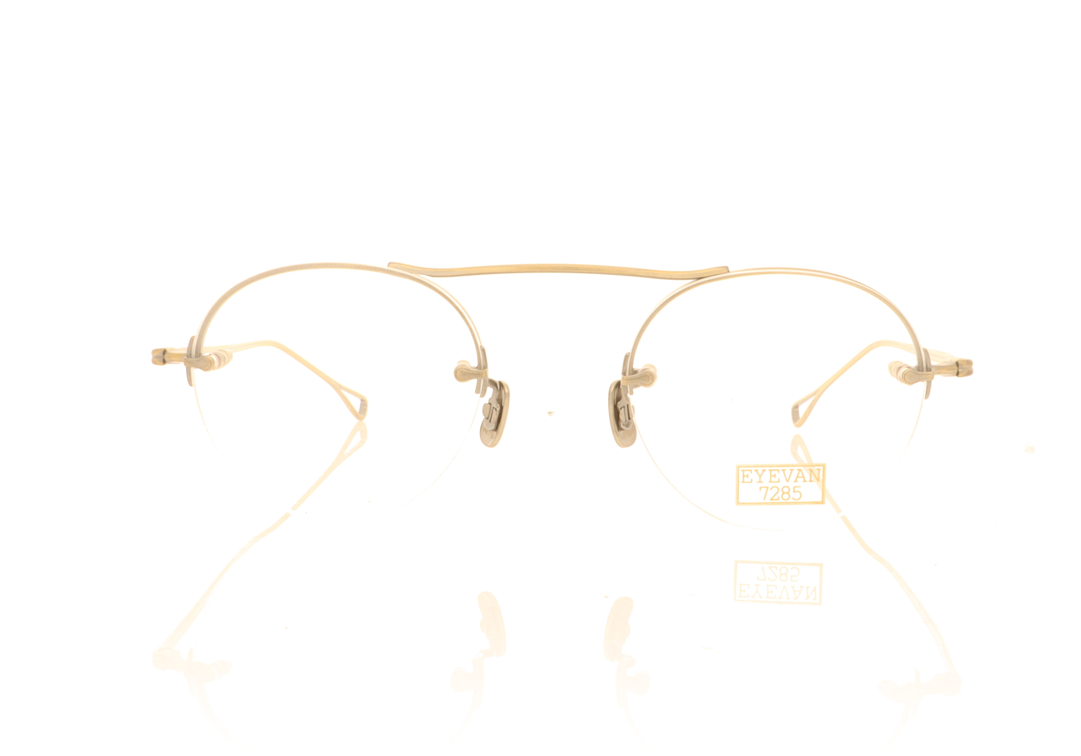 Eyevan 7285 178 Gold Silver 901 Glasses