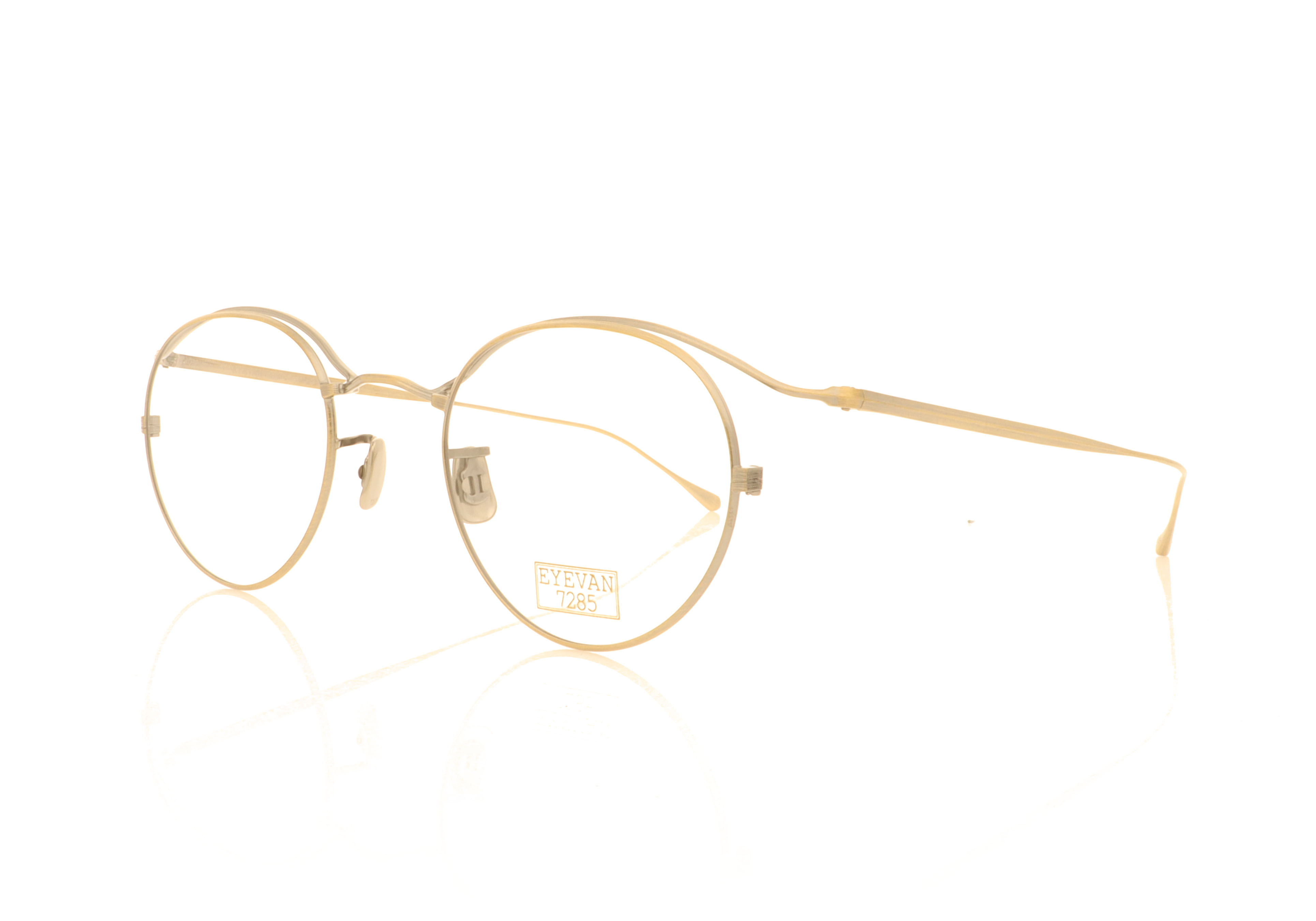 Eyevan 7285 180 Gold Silver 901 Glasses