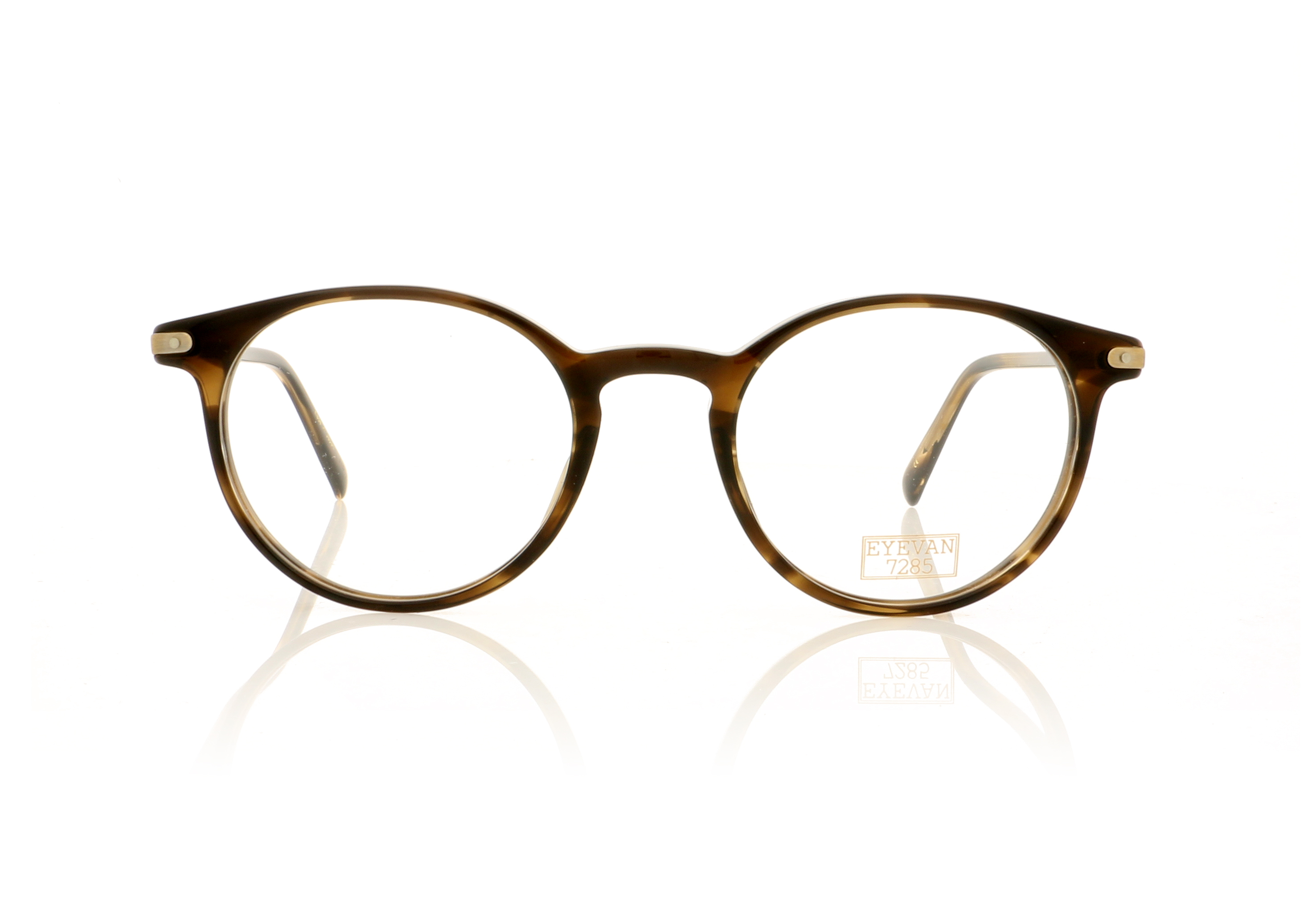 Eyevan 7285 306E Brown Shades 332 Glasses