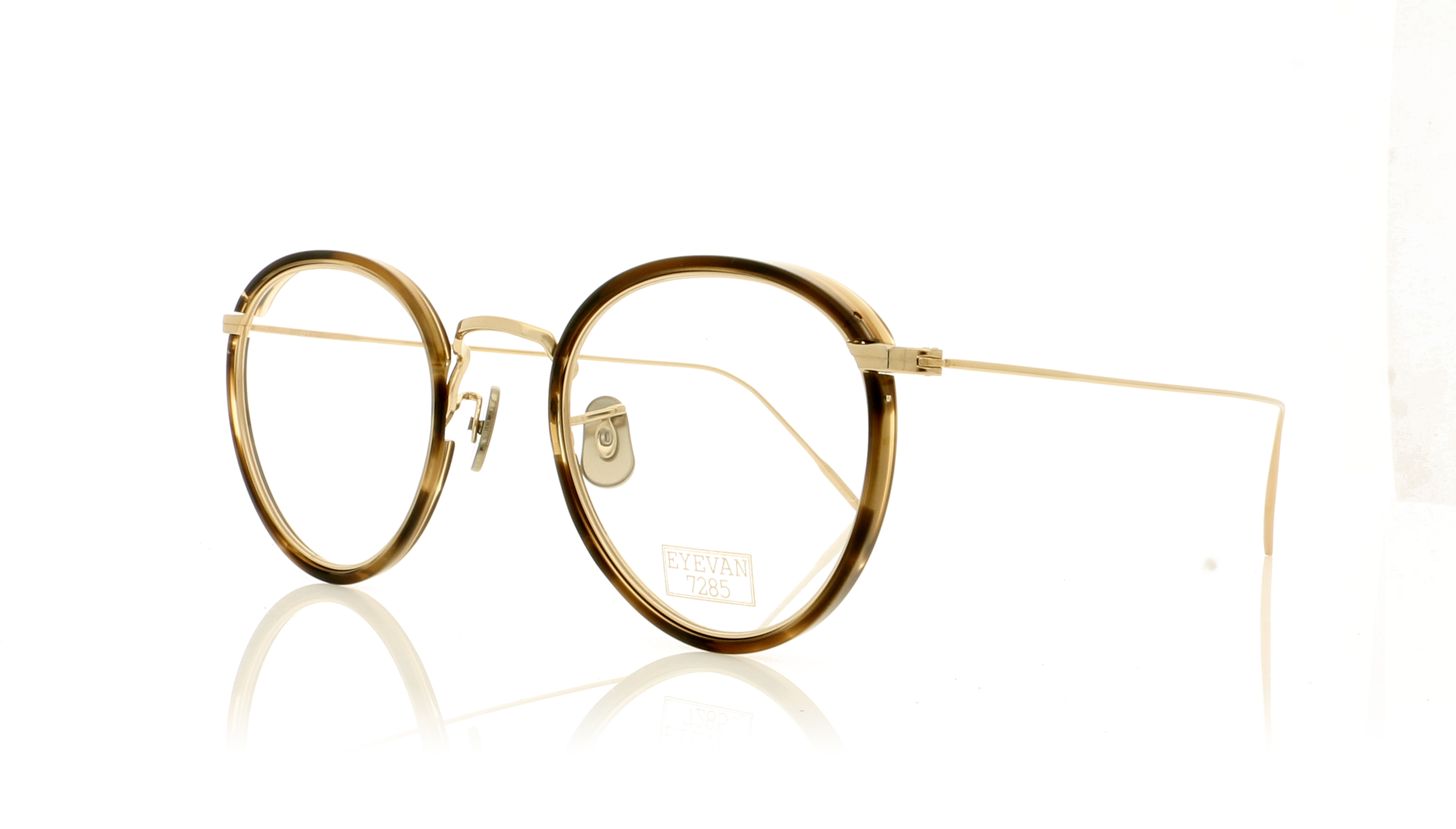 Eyevan 7285 EV717E 717E Brown Tortoise 332902 Glasses