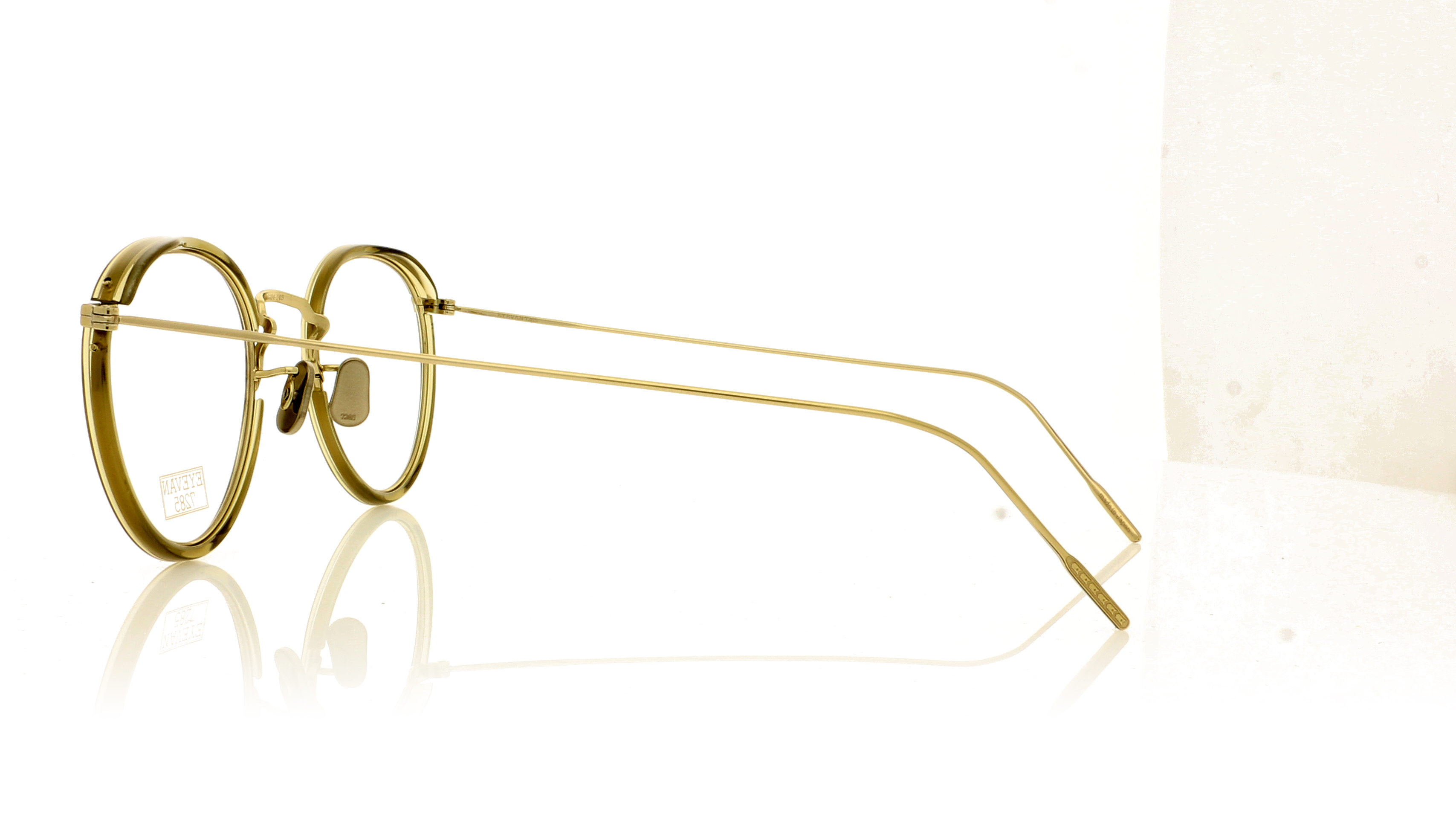 Eyevan 7285 EV717E 717E Grey/Gold 406913 Glasses