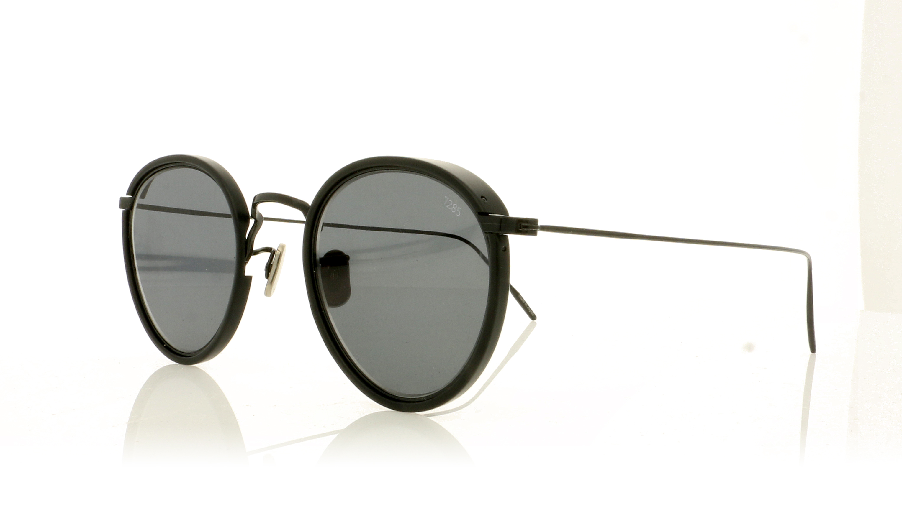 Eyevan 7285 717E Black/Grey Lenses 112802 Sunglasses