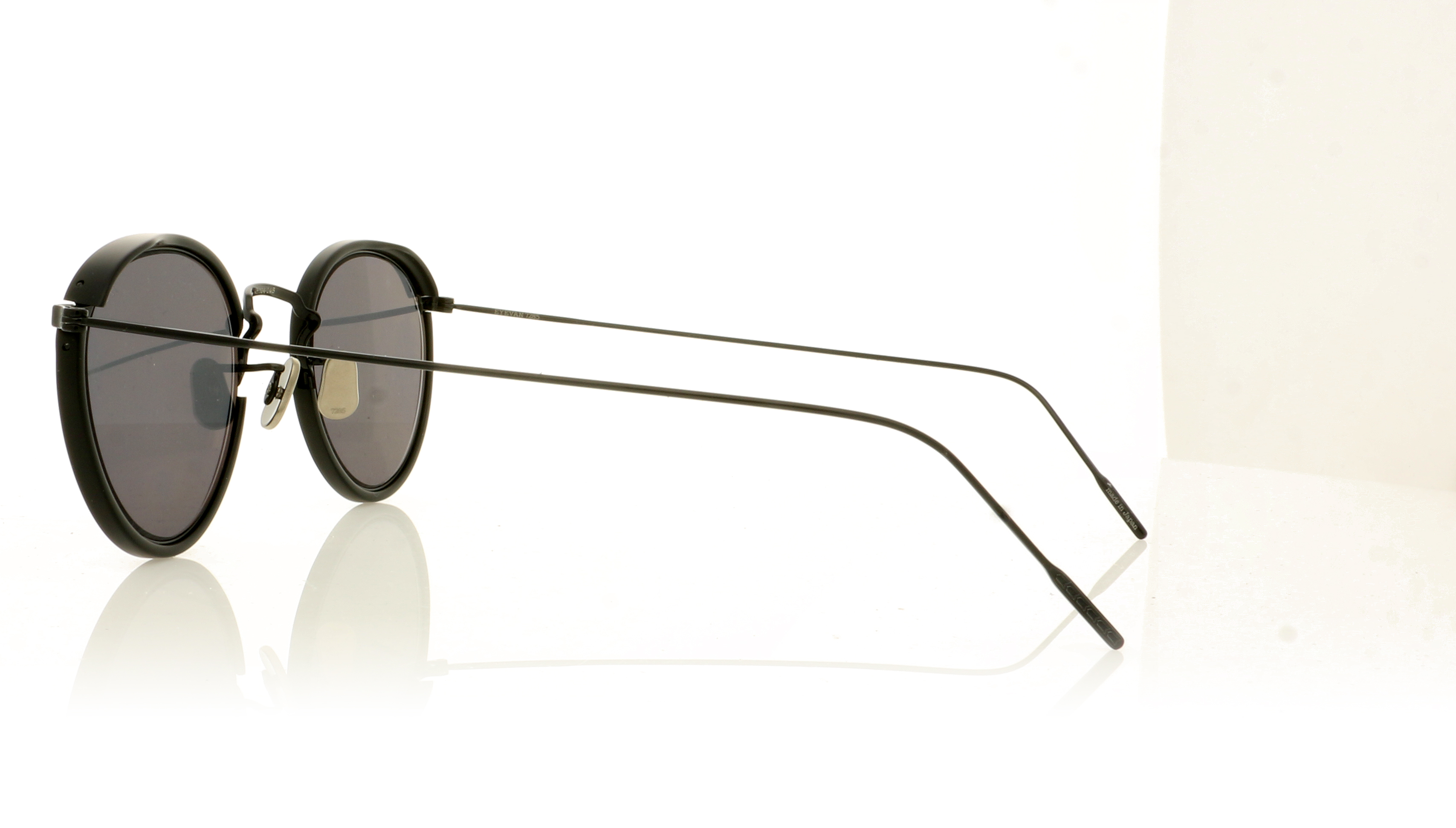 Eyevan 7285 717E Black/Grey Lenses 112802 Sunglasses