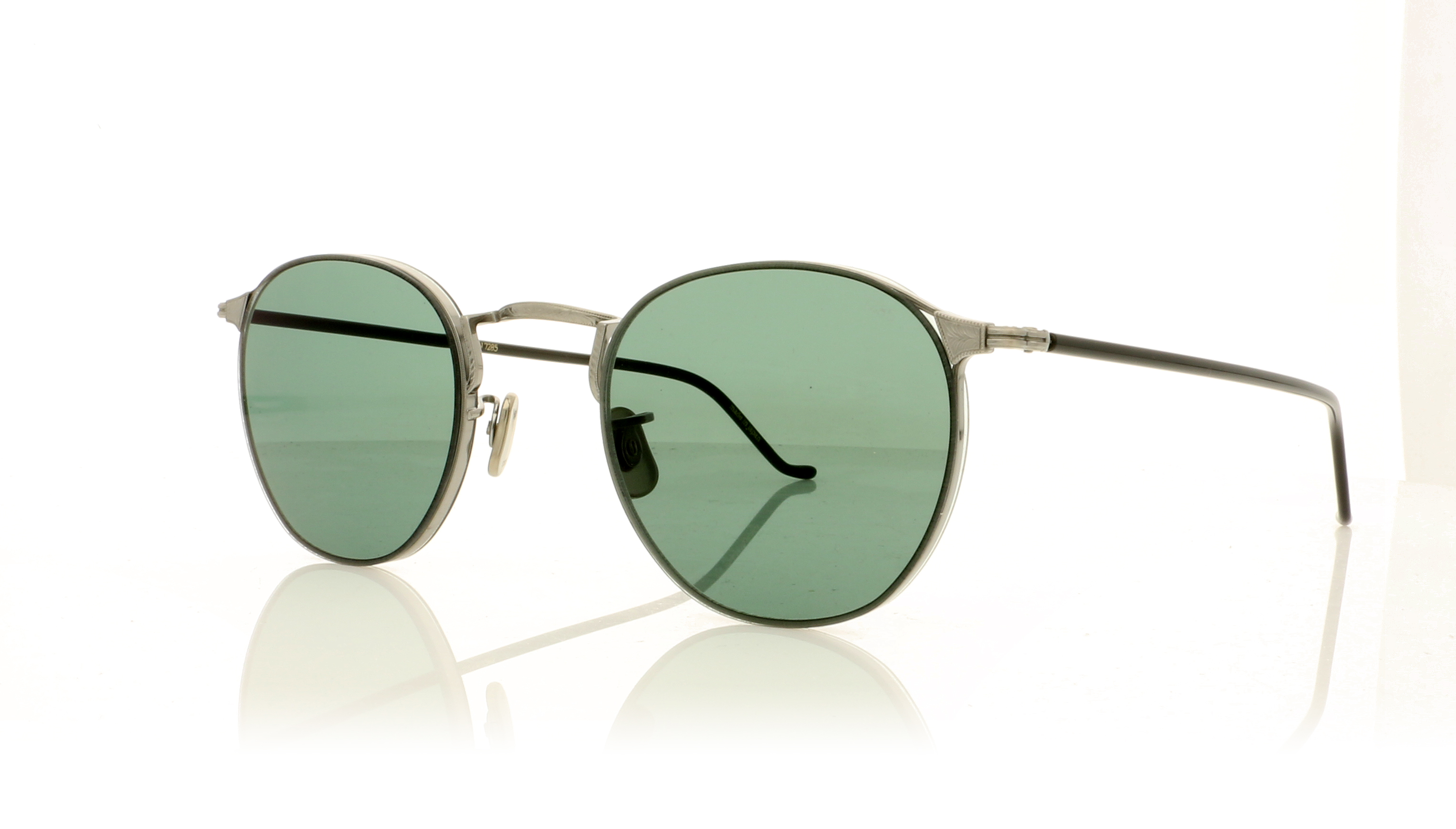 Eyevan 7285 781 Pewter/Black Sides 801-GRN Sunglasses
