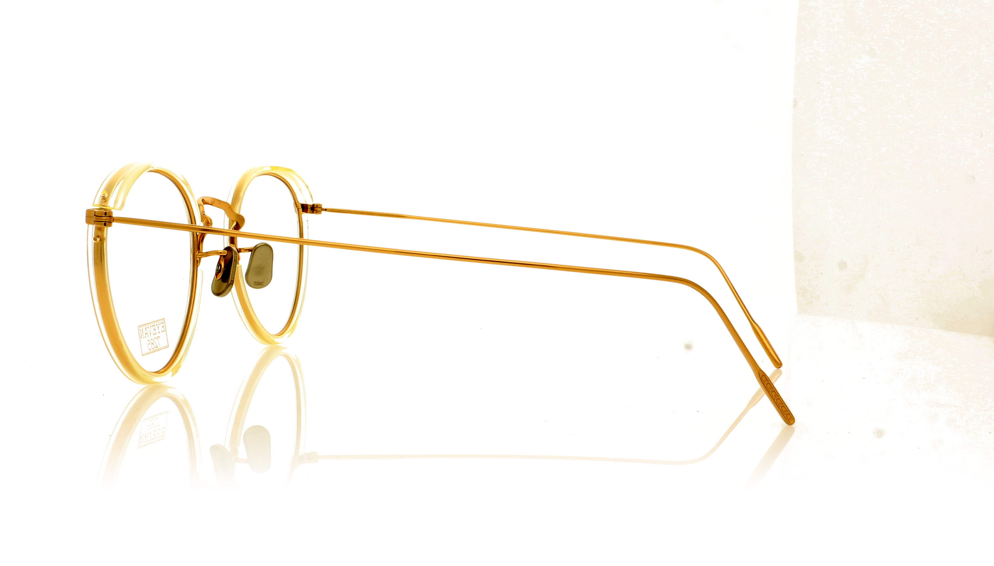 Eyevan 7285 717E EV717E Gold 3071 Glasses