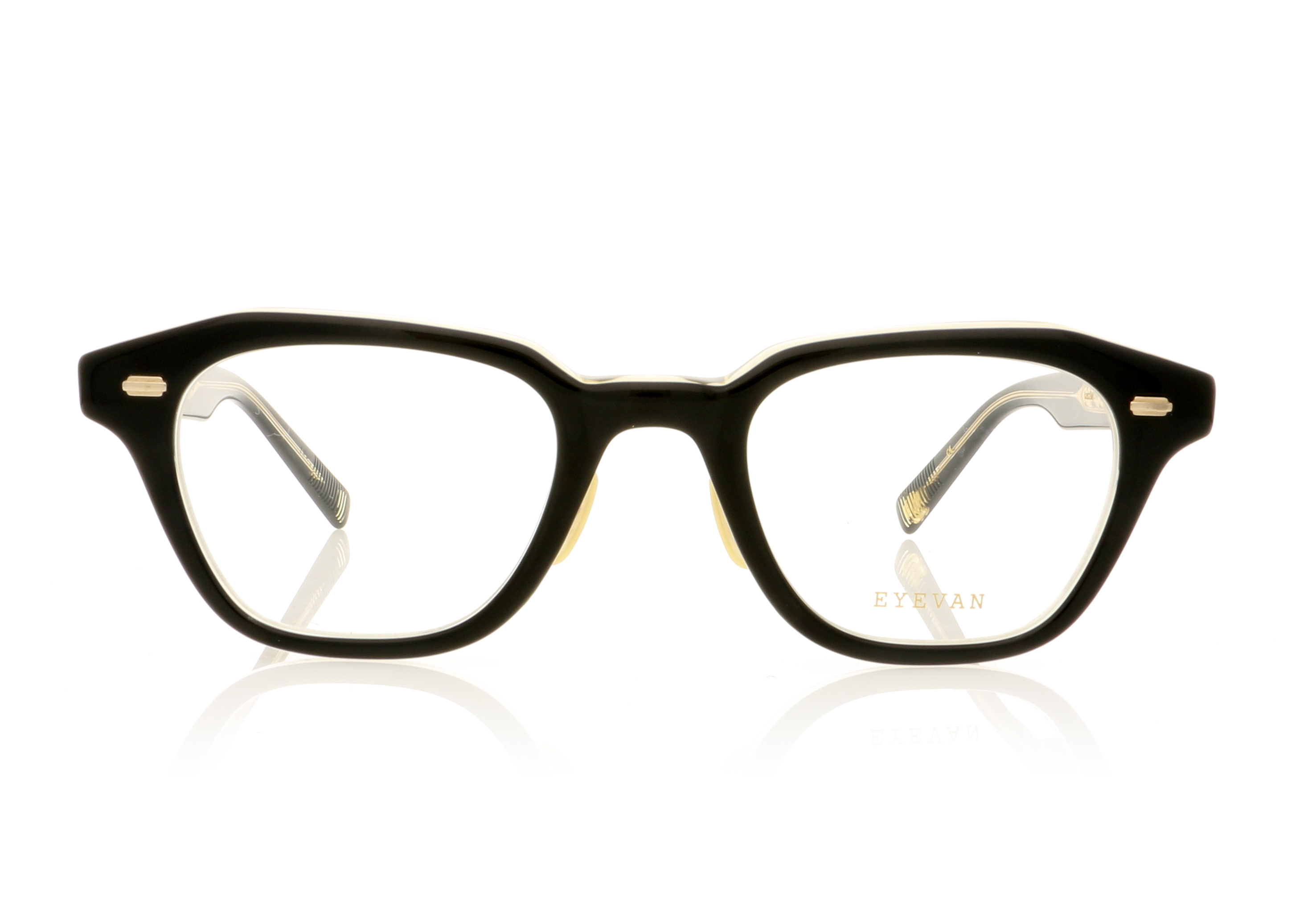 Eyevan 7285 Laszlo Black/Clear PBKLLT Glasses