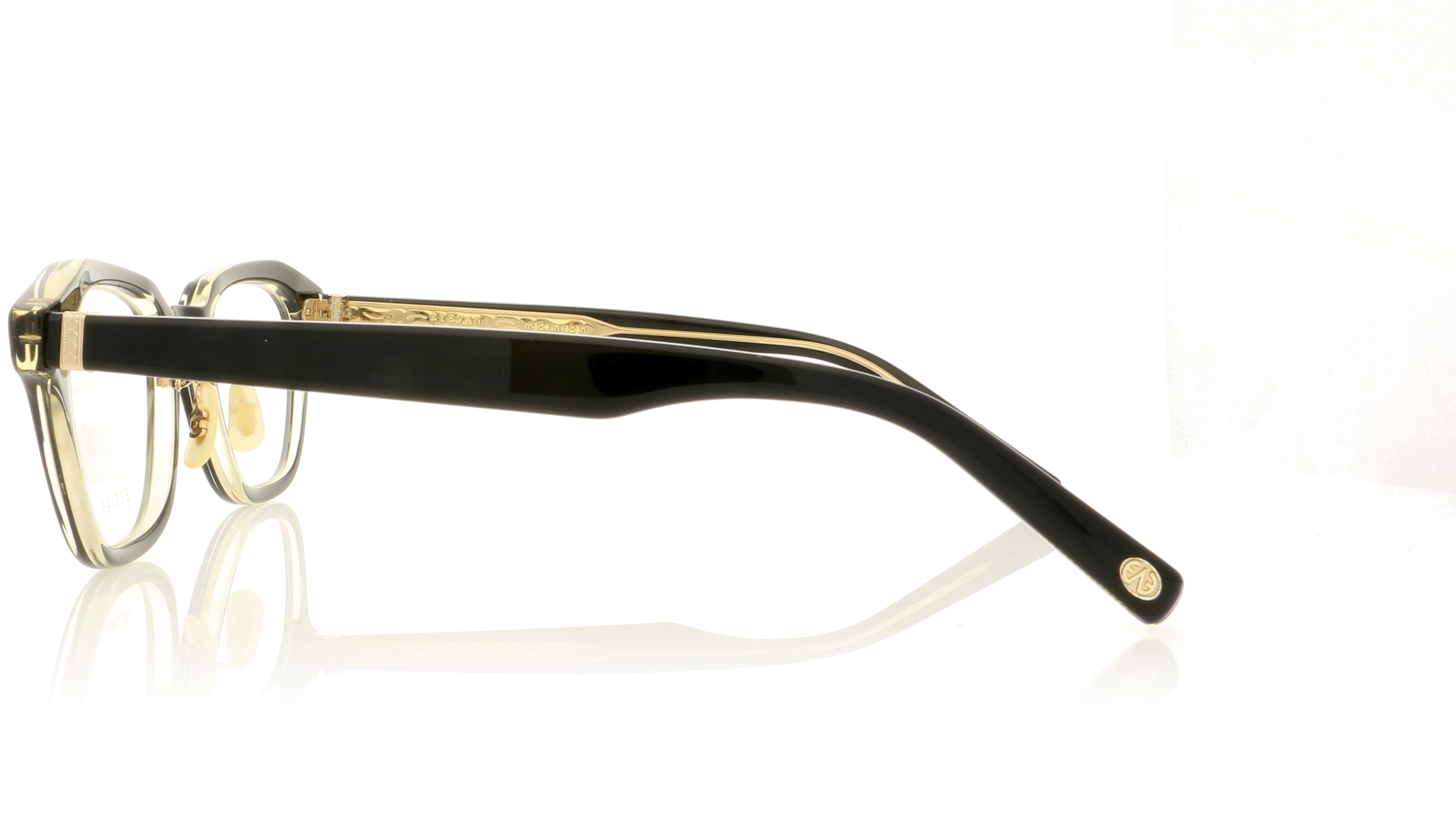 Eyevan 7285 Laszlo Black/Clear PBKLLT Glasses
