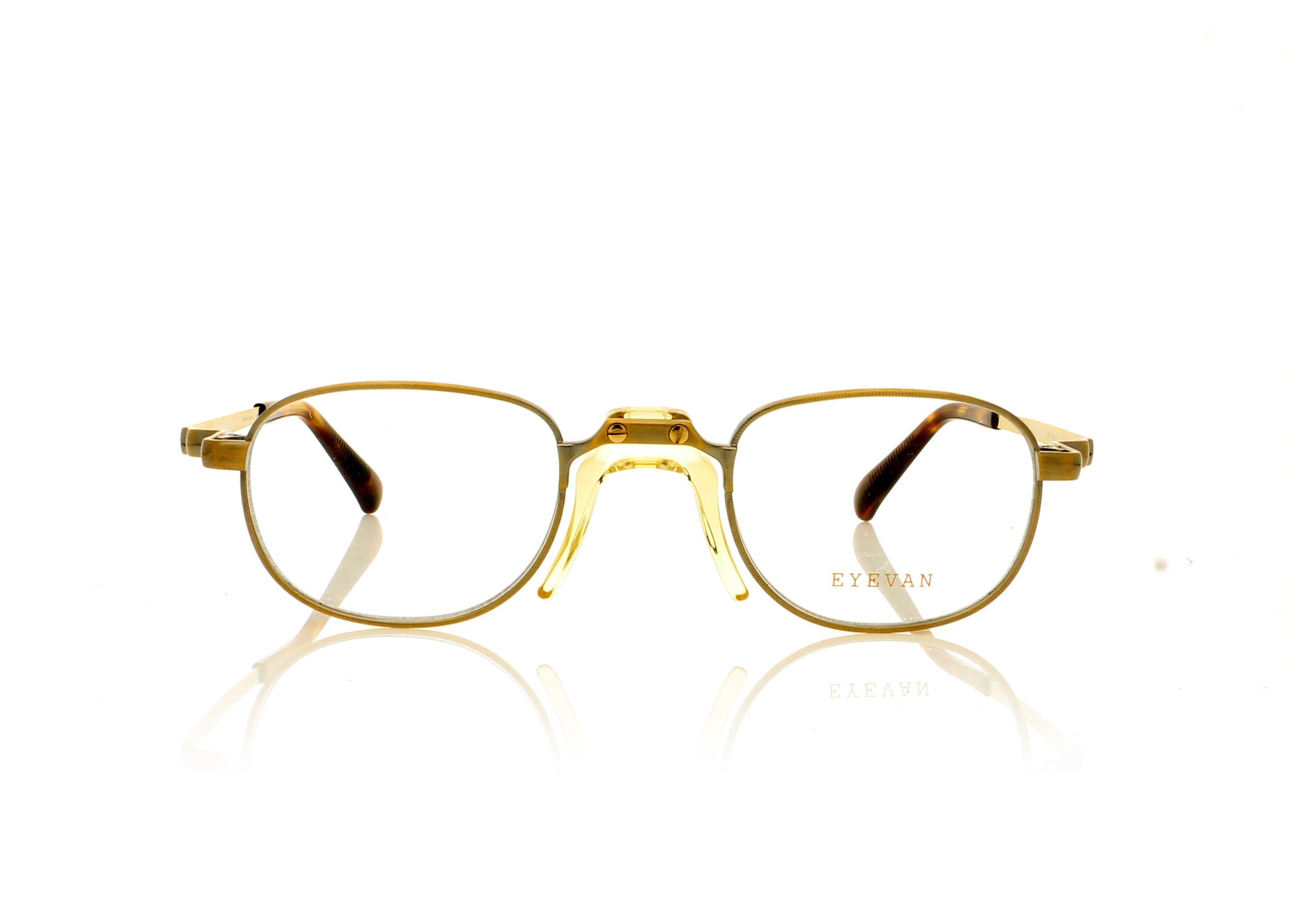 Eyevan 7285 Off Gold AG Glasses