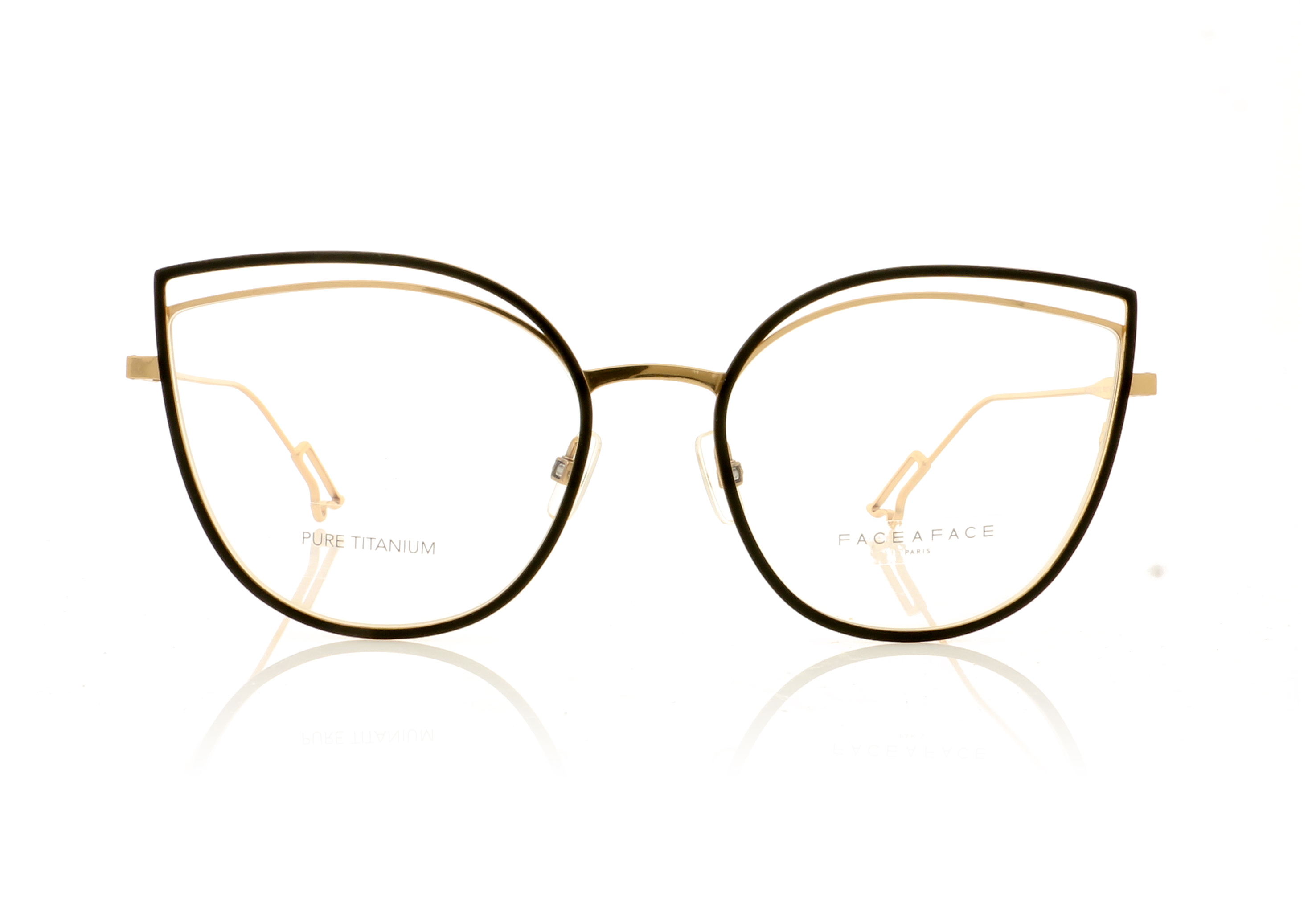 Face à Face Bocca Song 2 Bocca Song Black/Gold TM01 Glasses