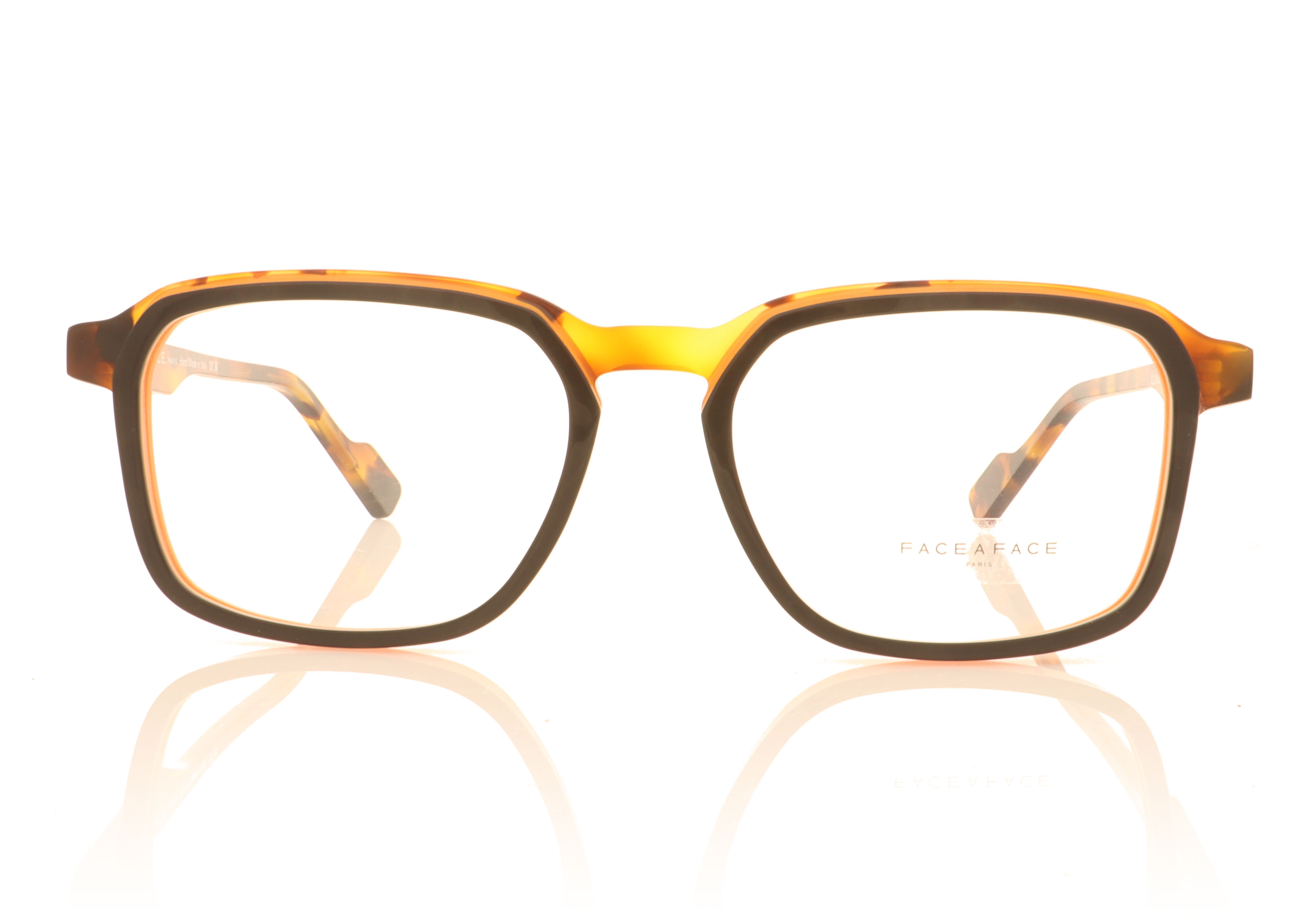 Face à Face Cloud Orange Black 2 1733 Glasses