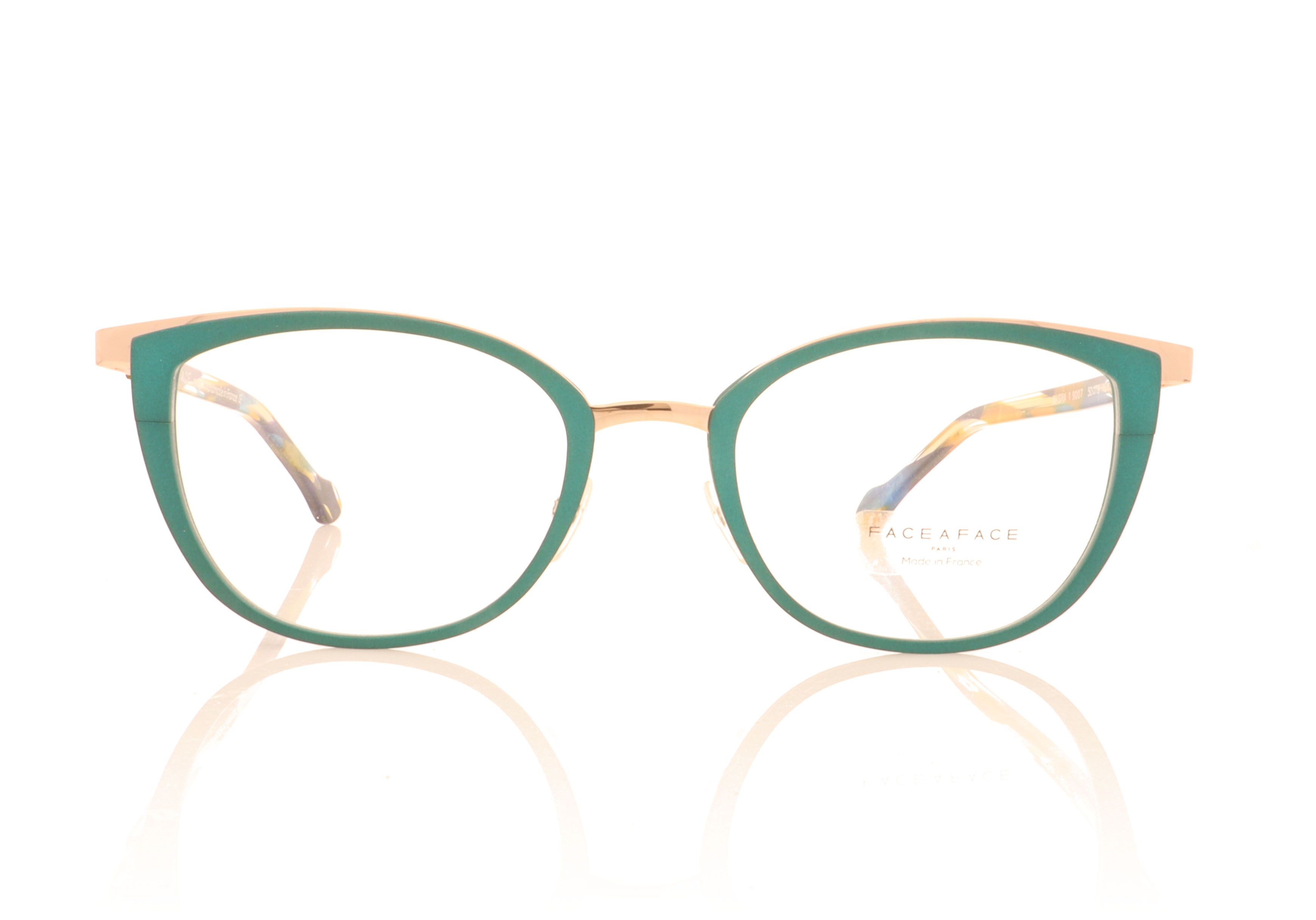 Face à Face Masha Masha1 Green/Gold 9007 Glasses