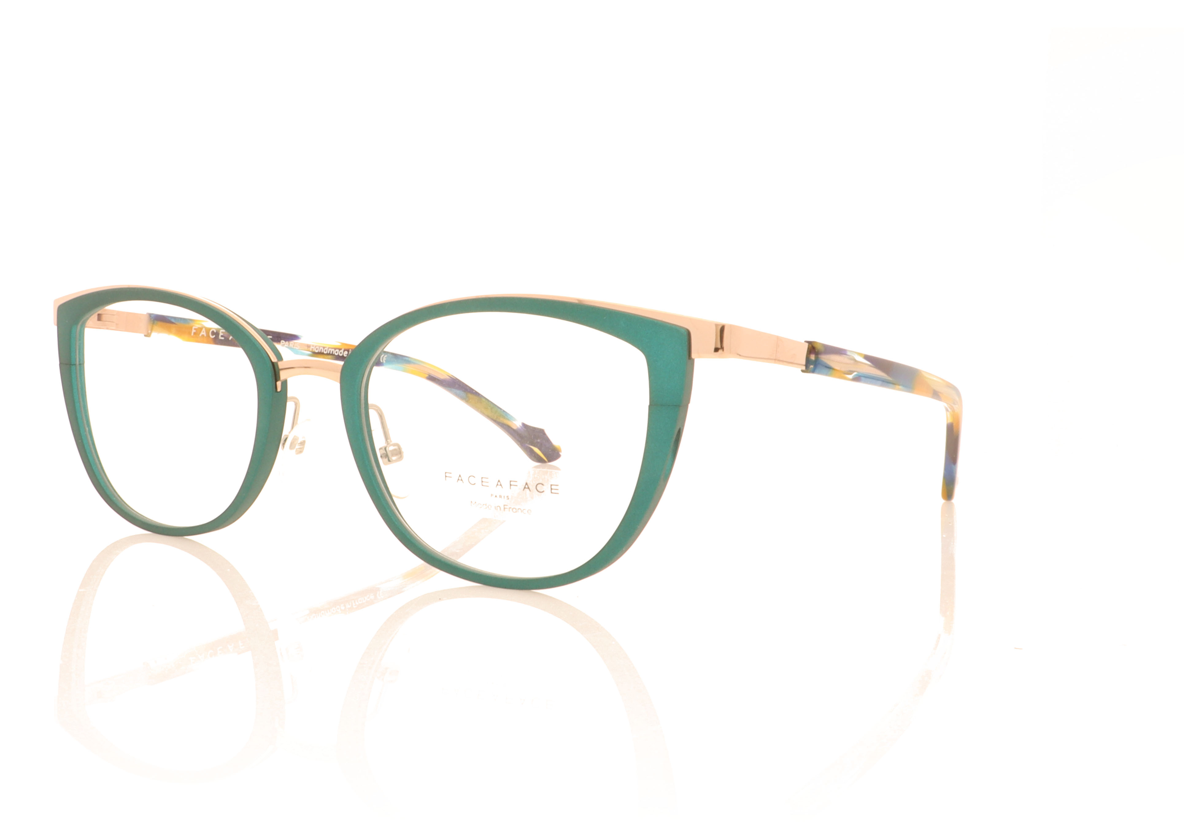 Face à Face Masha Masha1 Green/Gold 9007 Glasses