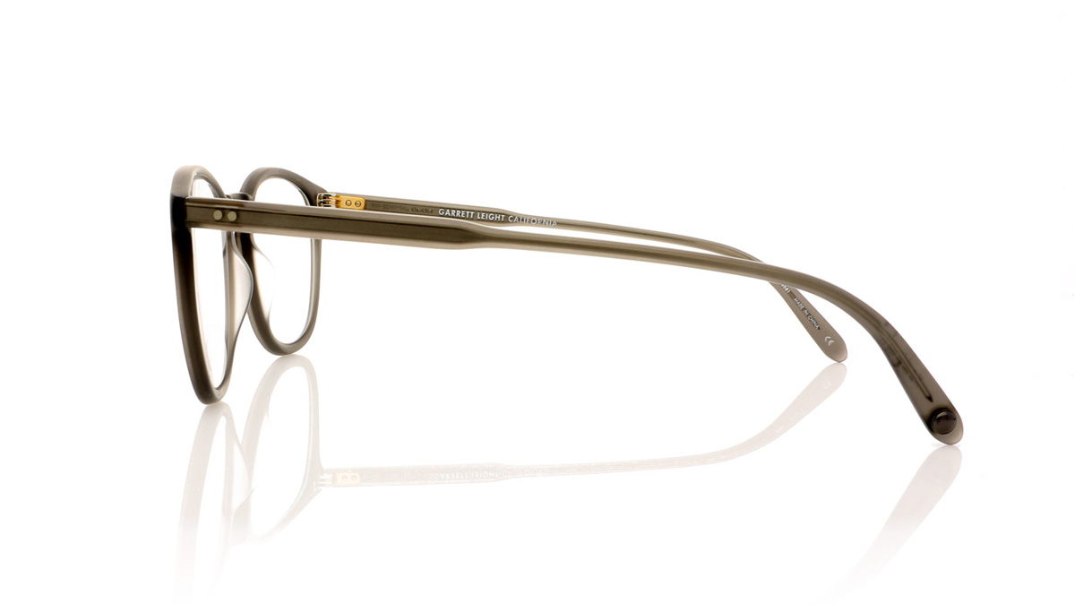 Garrett Leight Kinney 1007 Matte Grey Crystal MGCR Glasses