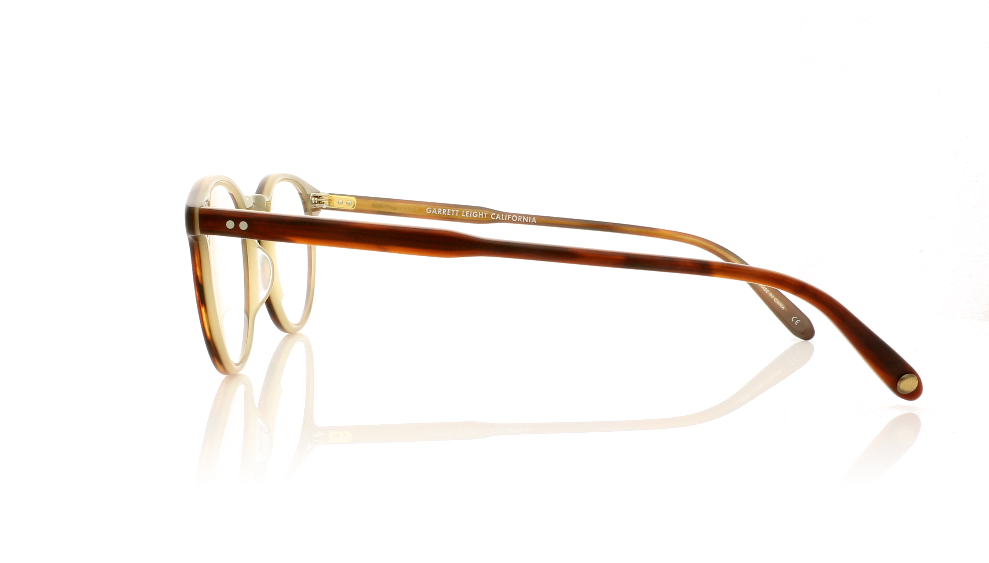 Garrett Leight Winward 1050 Matte Whiskey Tortoise MWHT Glasses