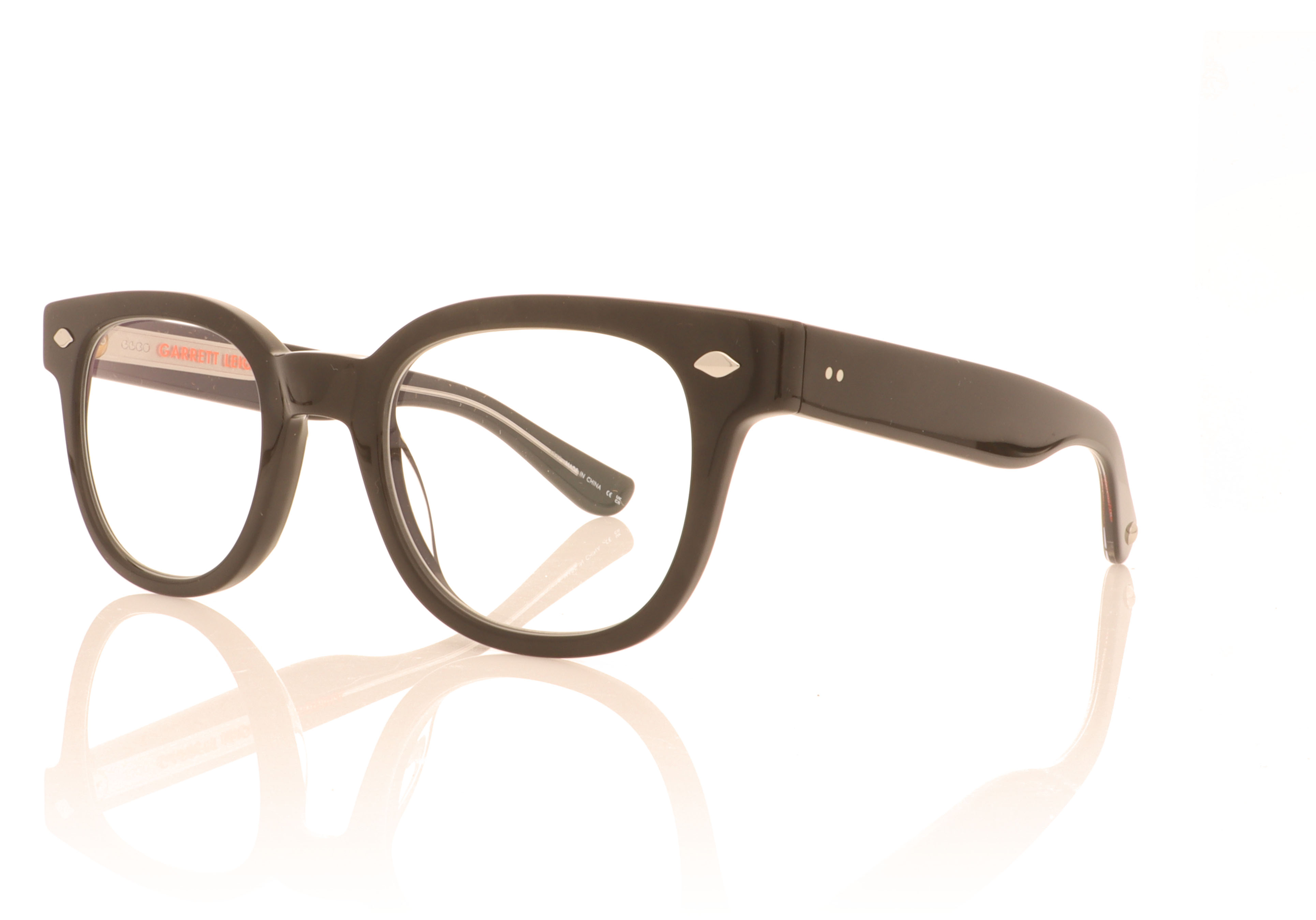 Garrett Leight Canter Bio Black BIO BK Glasses