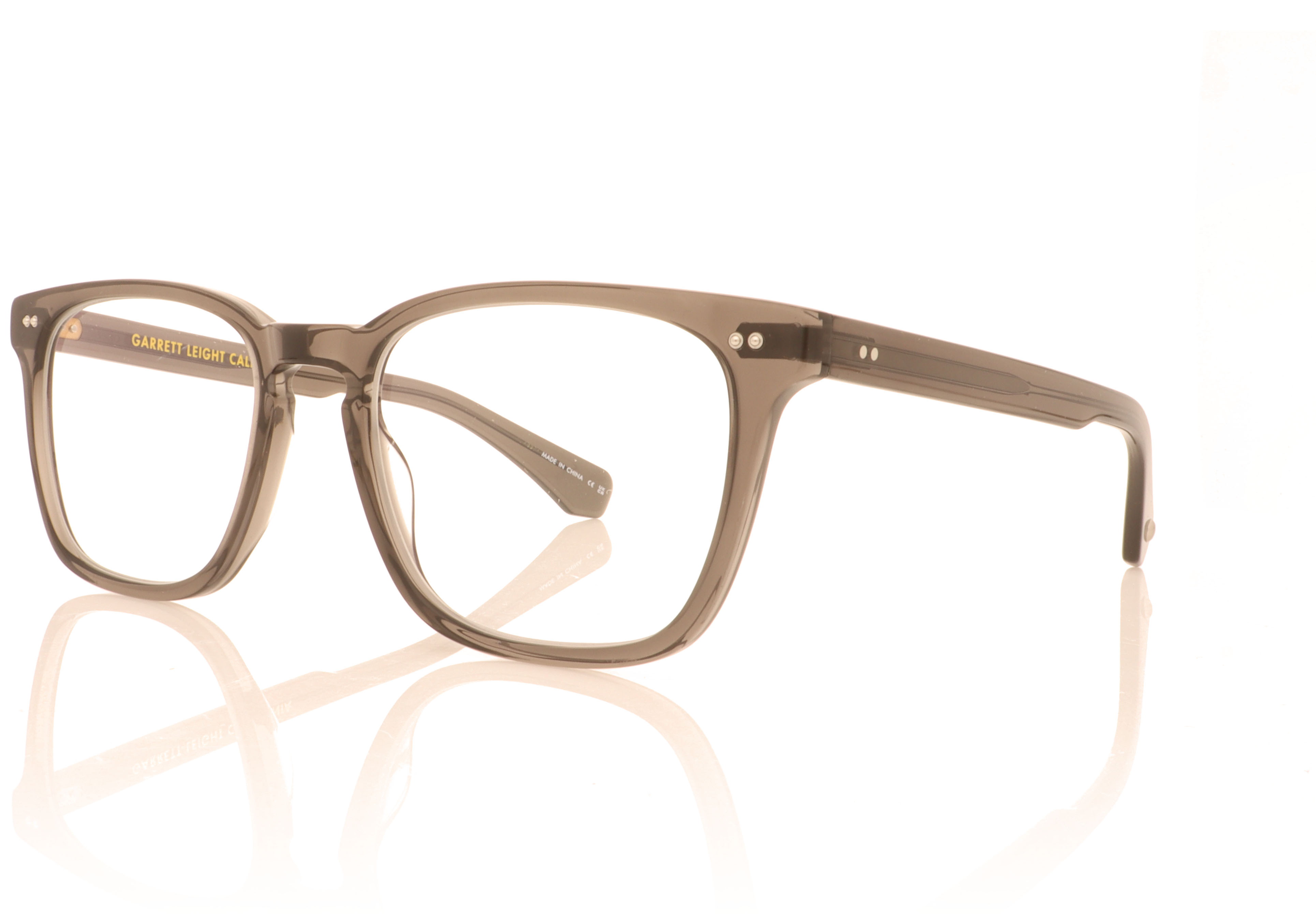Garrett Leight Earvin Charcoal BIO CHR Glasses