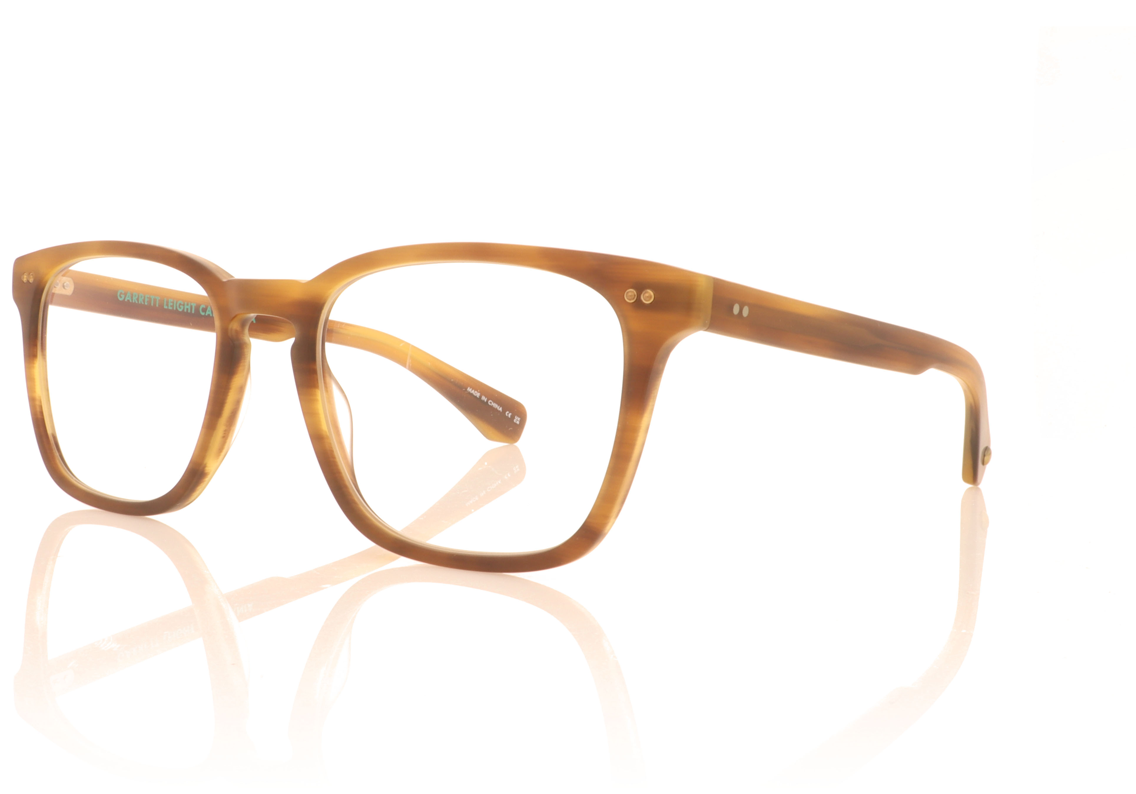 Garrett Leight Earvin Blonde Tortoise BIO MBTO Glasses