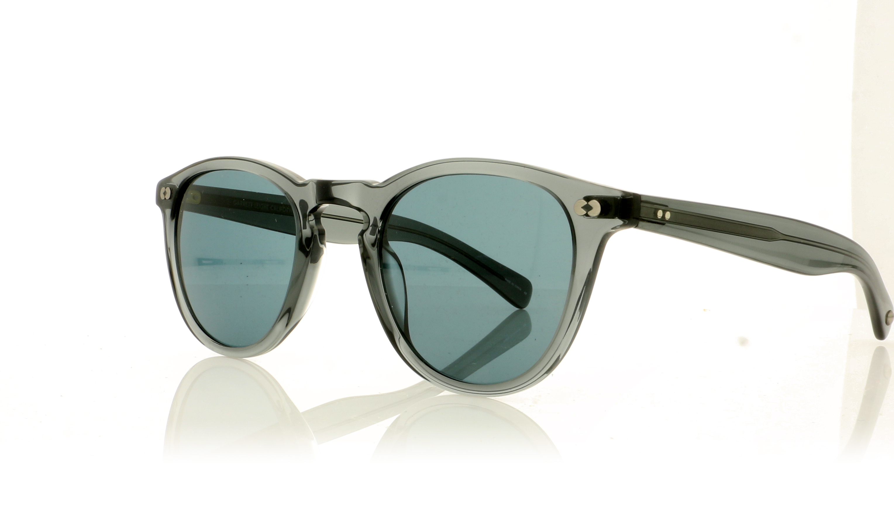 Garrett Leight Hampton X 2082 Sea Grey SGY/BS Sunglasses