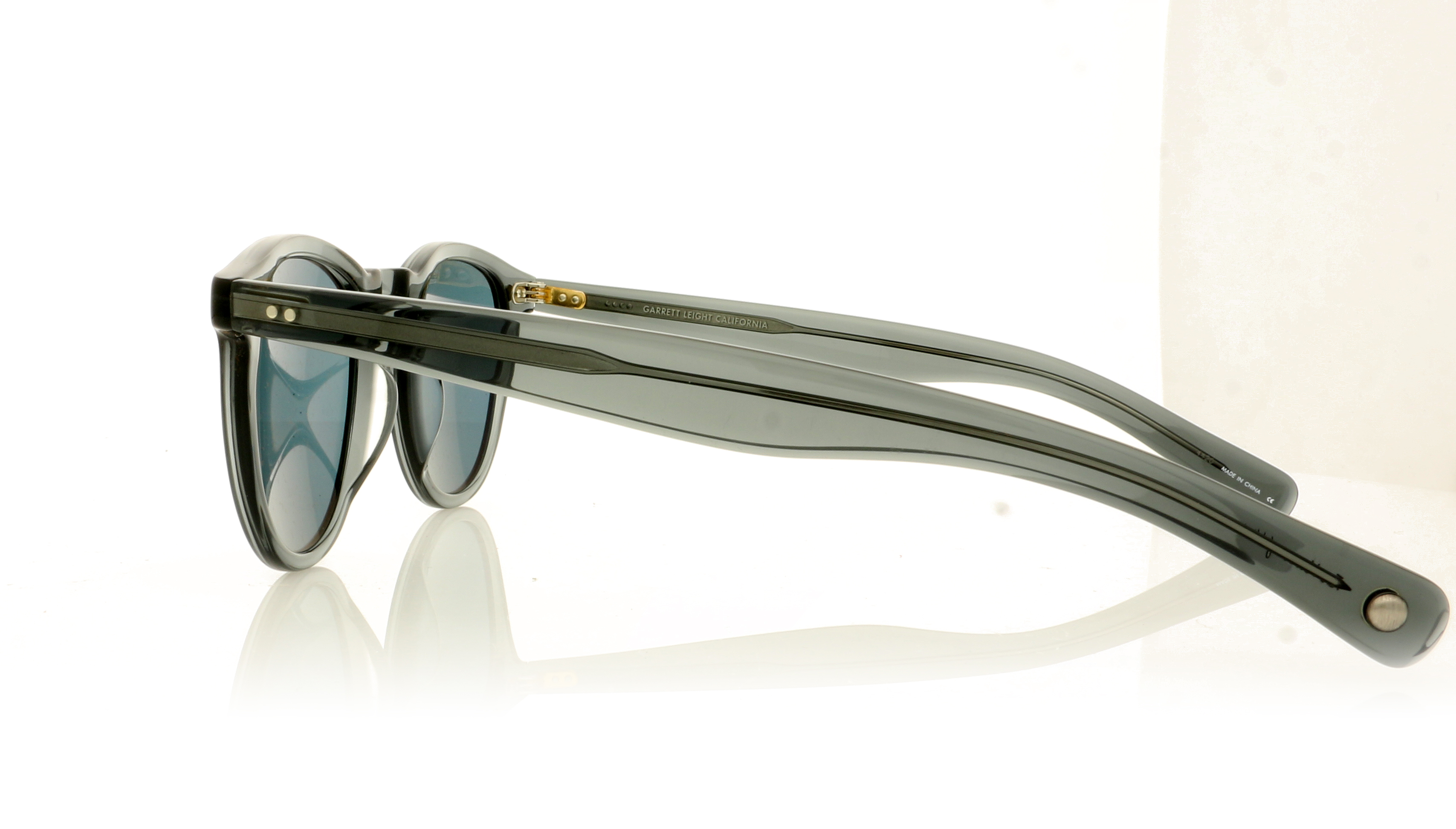 Garrett Leight Hampton X 2082 Sea Grey SGY/BS Sunglasses
