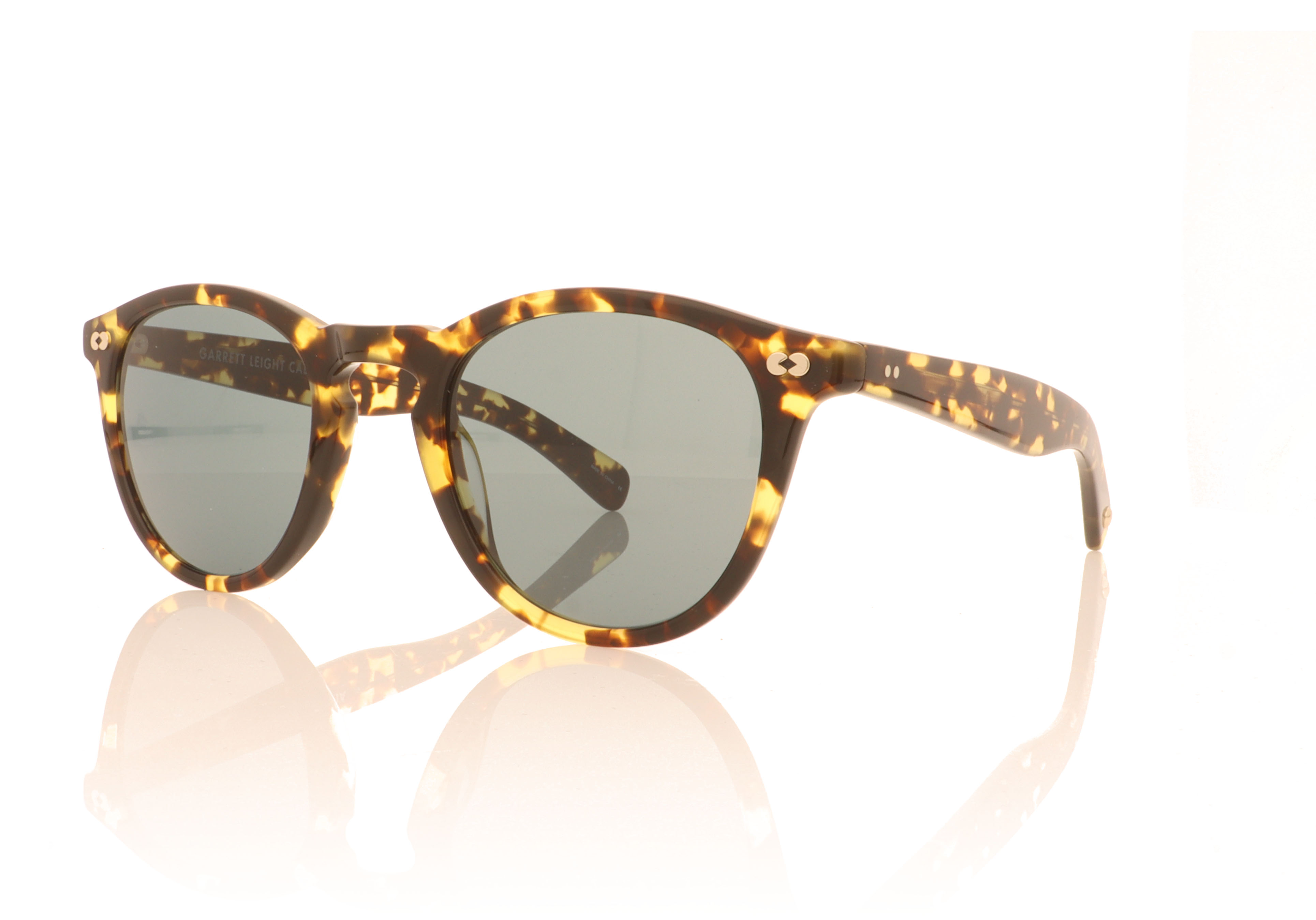 Garrett Leight Hampton X 2082 Tuscan Tortoise TUT Sunglasses