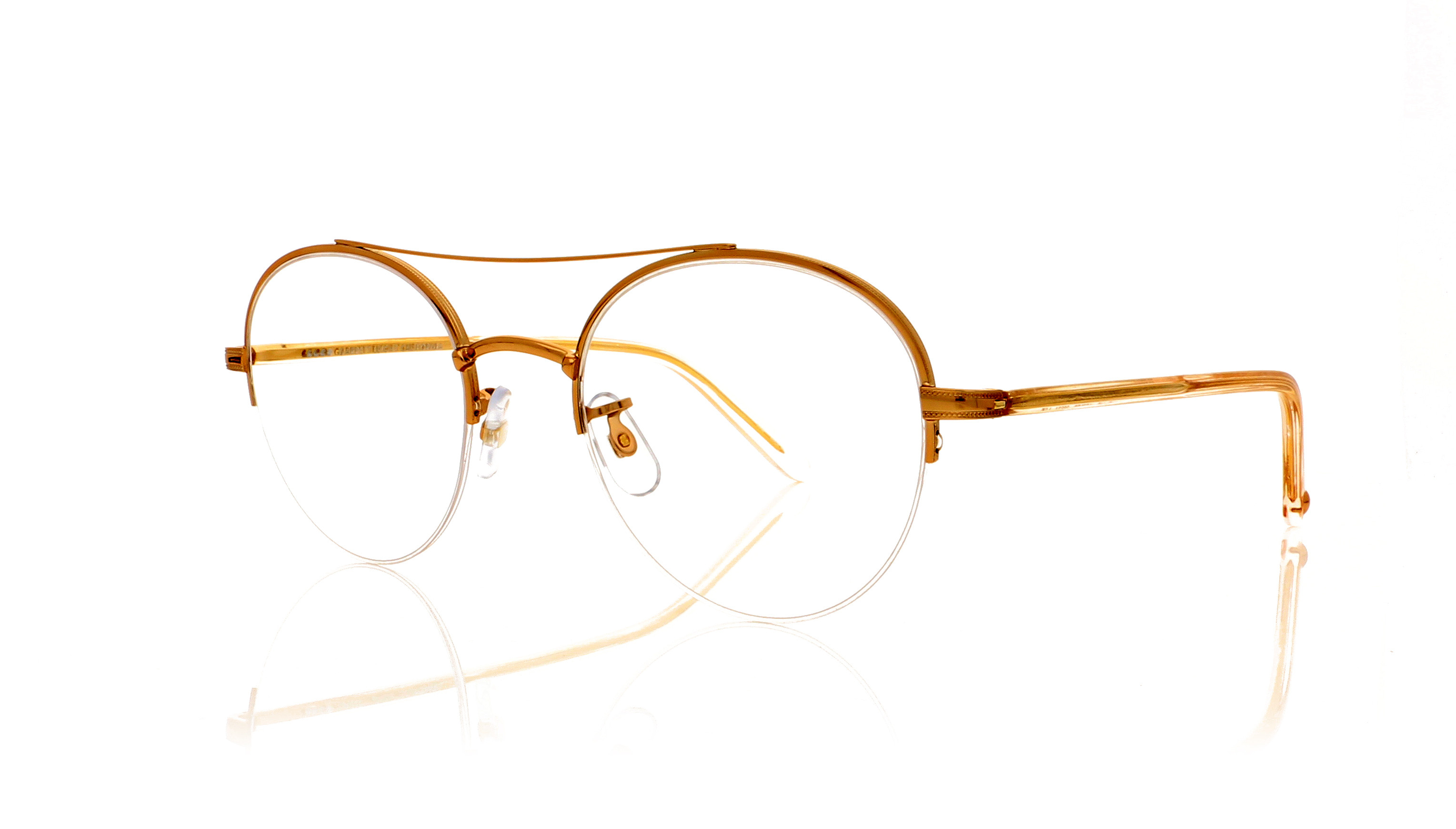 Garrett Leight Manchester 3037 Rose gold/nude RG/NU Glasses