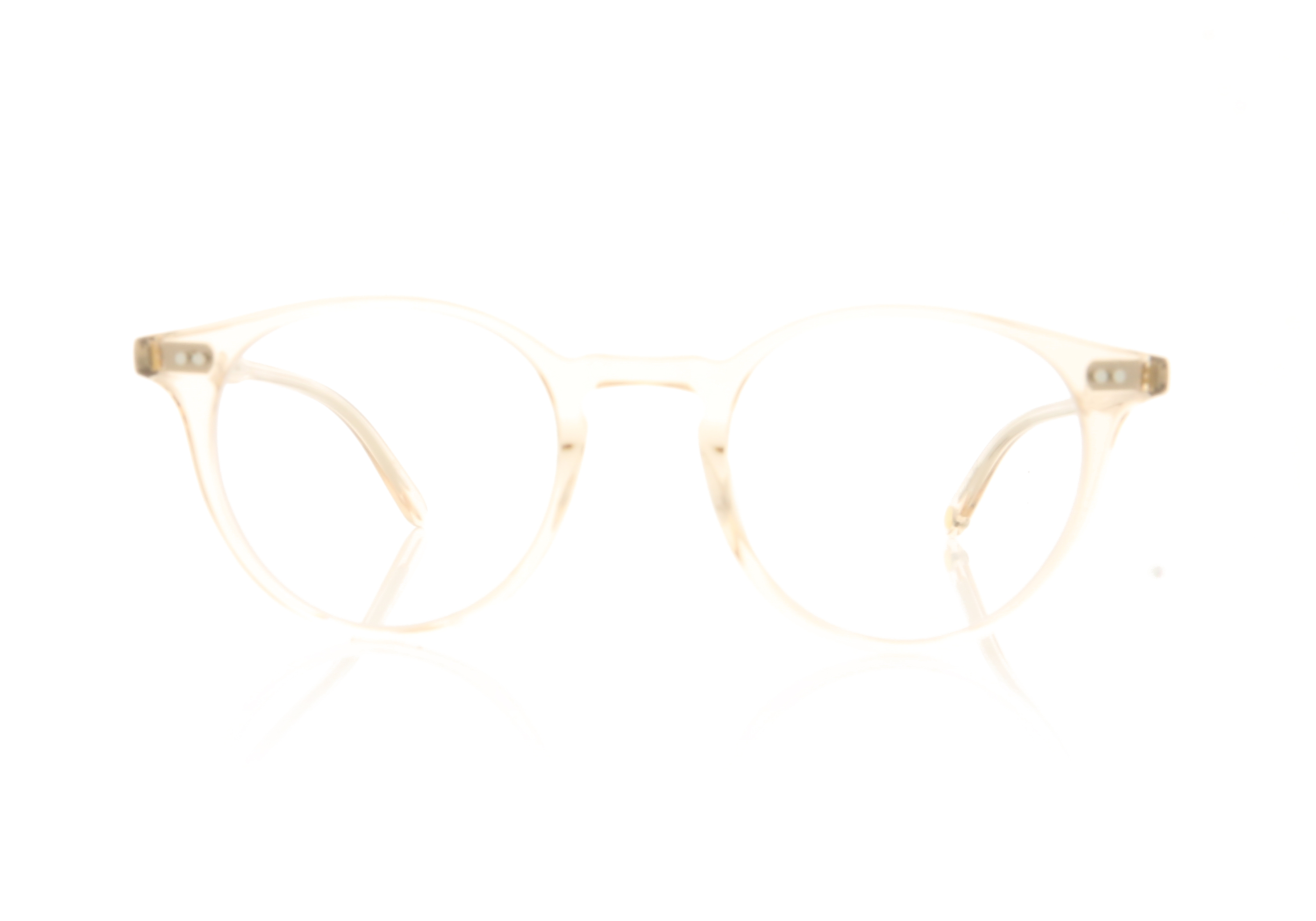 Garrett Leight Clune Shell Crystal SHCR Glasses