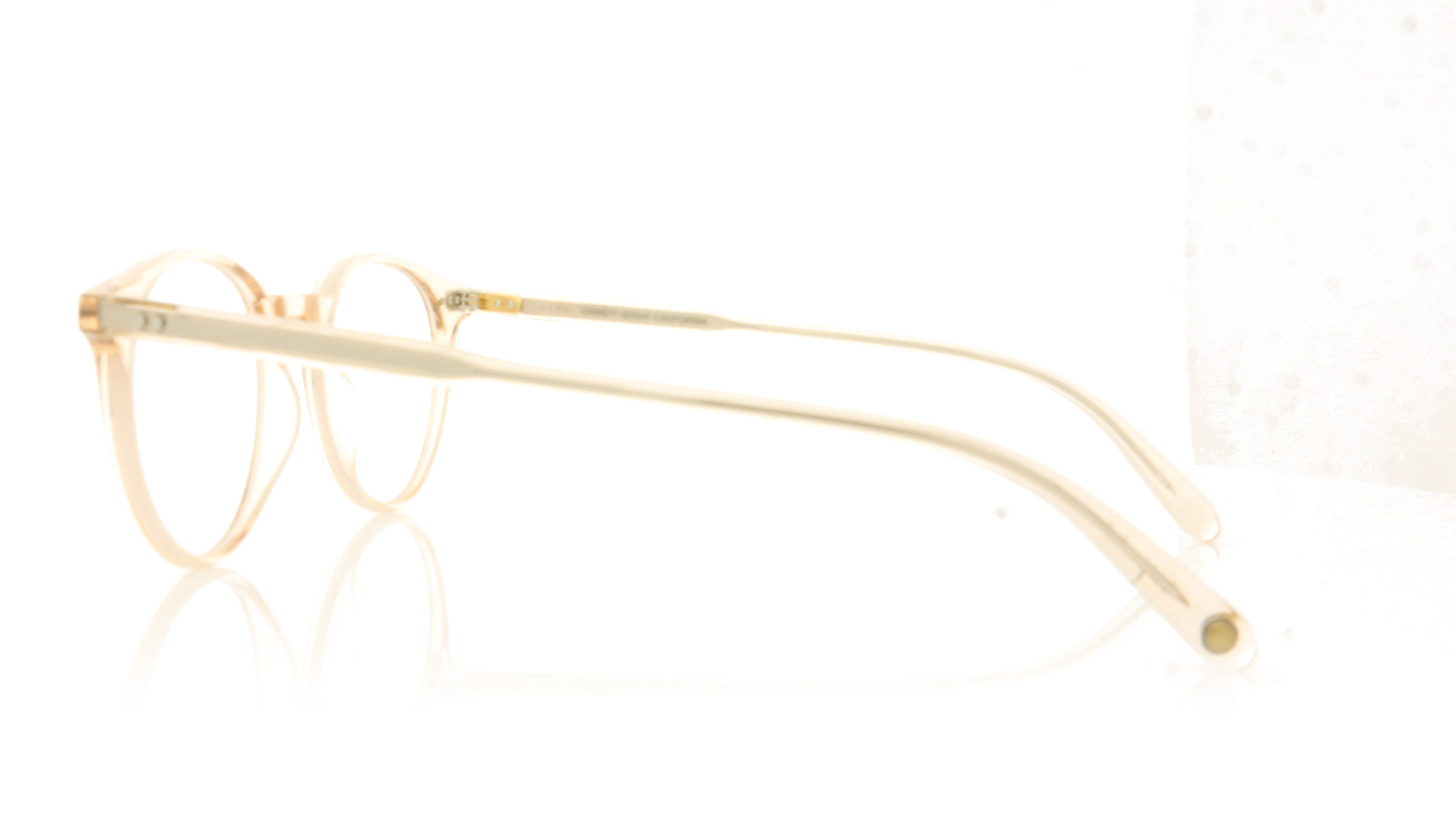 Garrett Leight Clune Shell Crystal SHCR Glasses