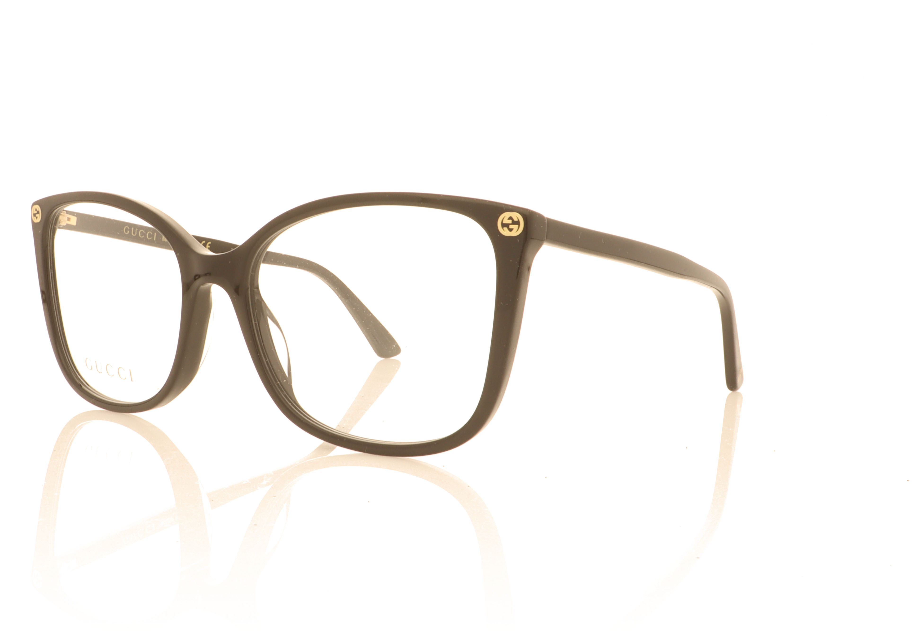 Gucci GG0026O Black/Transparent 001 Glasses