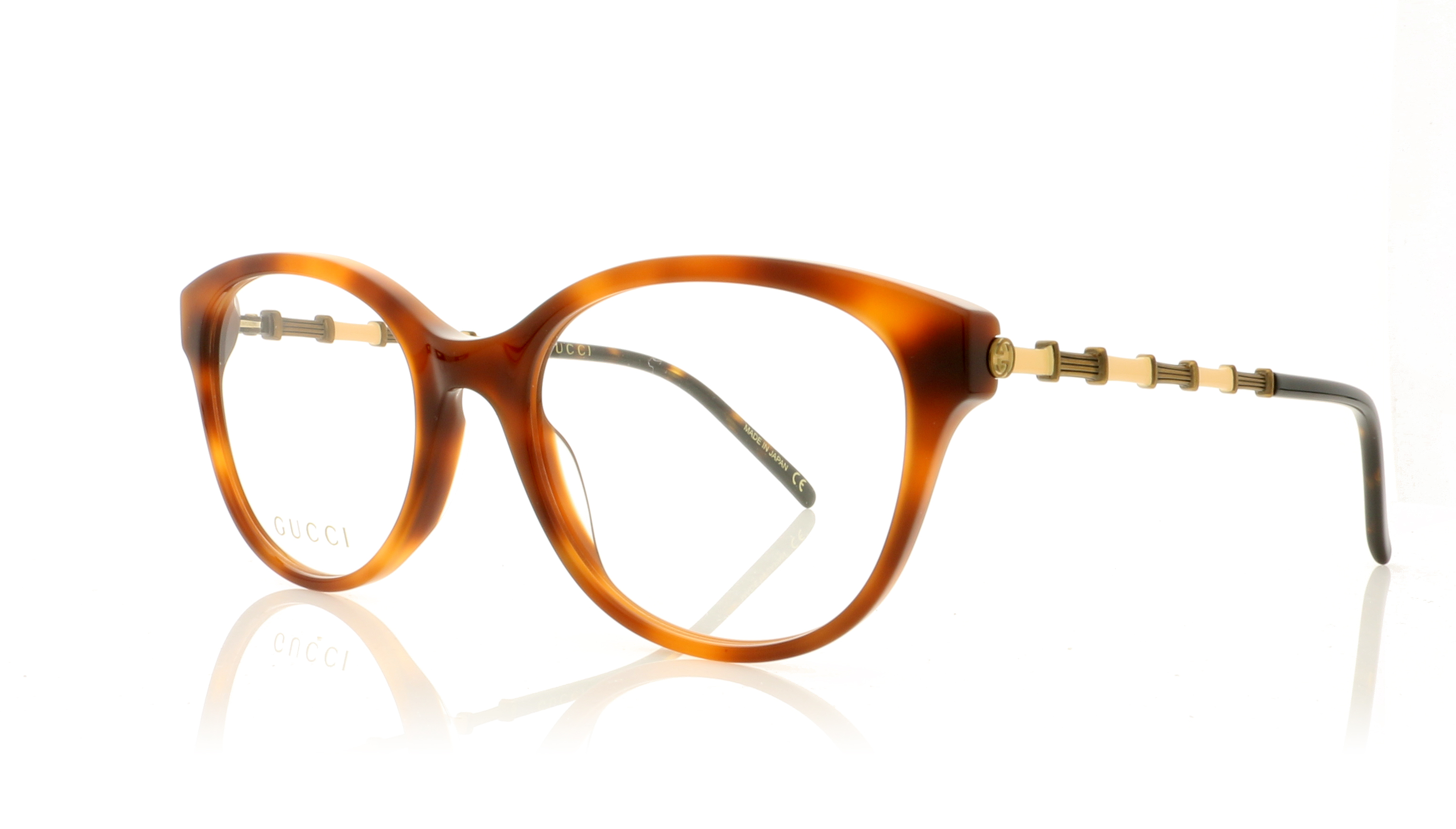 Gucci GG0656O Havana Gold 3 Glasses